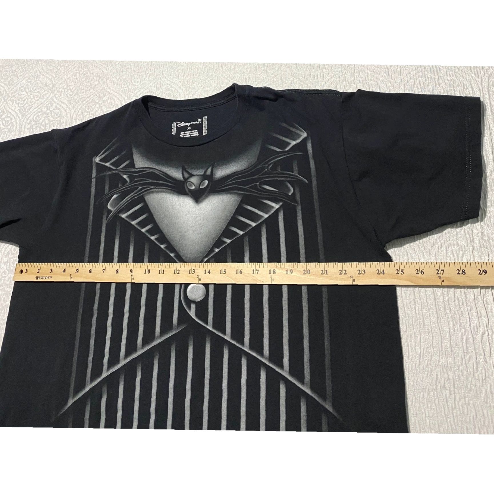 Disney VINTAGE Disney Store Jack Skellington Nightmare Before Christmas Tuxedo Tee Black XL Size US XL / EU 56 / 4 - 5 Thumbnail