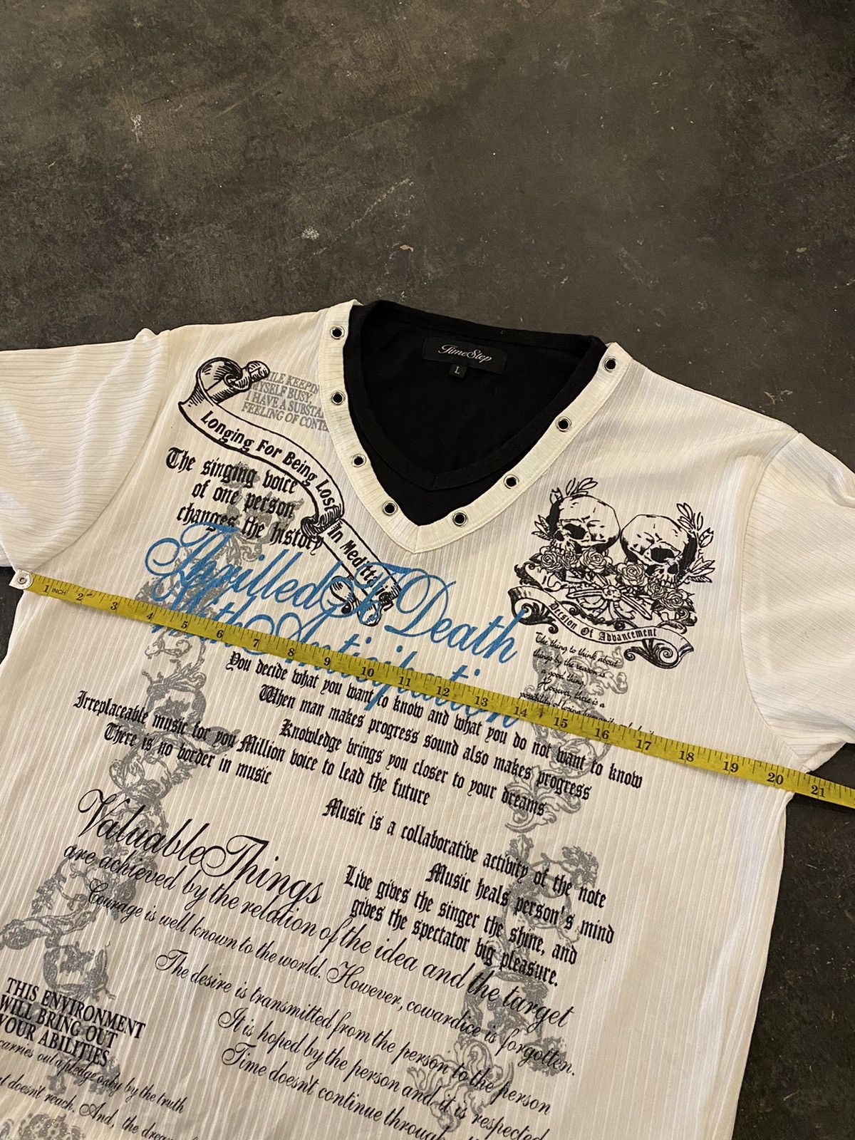 Hysteric Glamour × If Six Was Nine × Le Grande Bleu (L.G.B.) Y2k Time step if6was9 tshirt Size US L / EU 52-54 / 3 - 8 Thumbnail