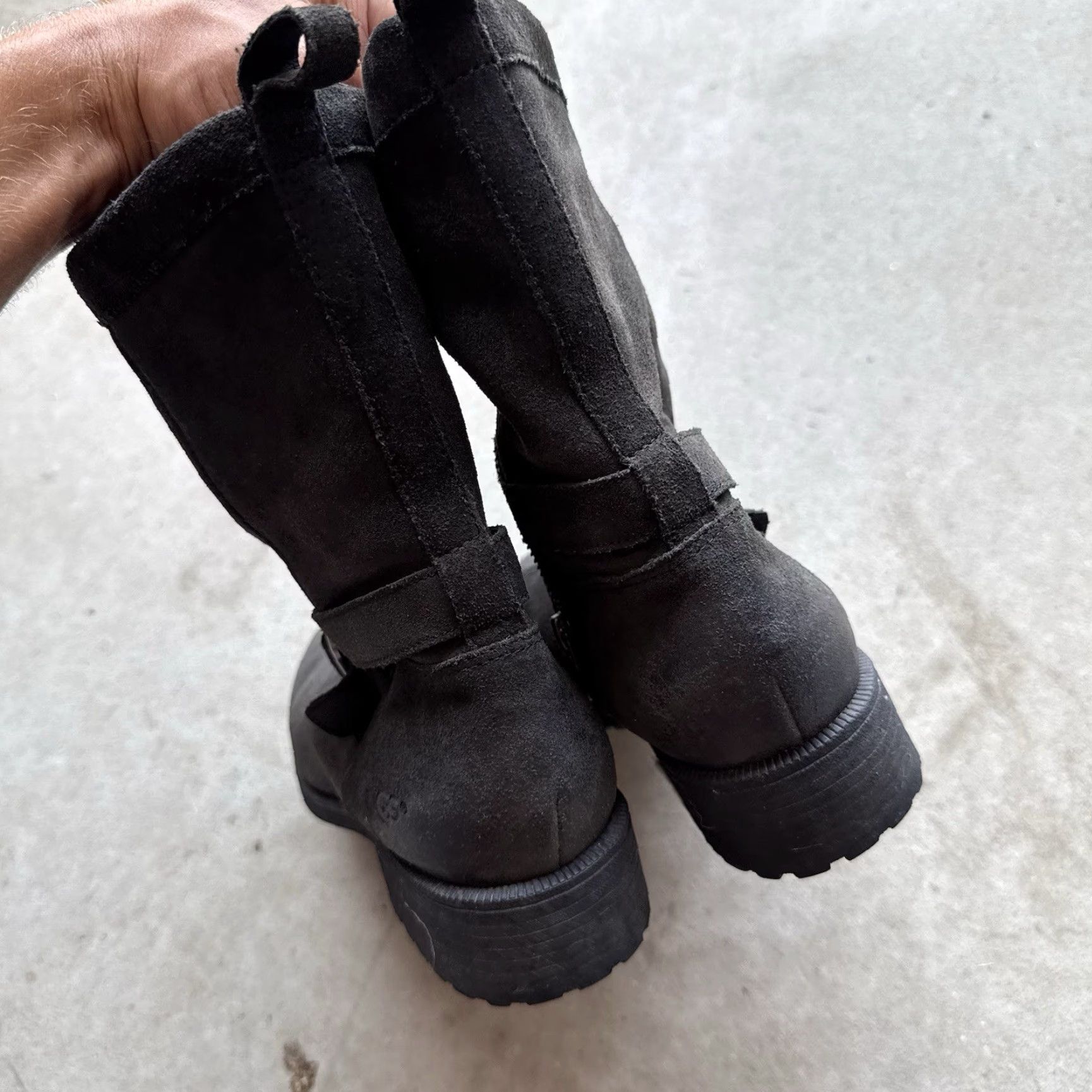 Ugg UGG Glendale Water Resistant Lined Leather Boot Black Women Size 8 Boots Size US 6 / IT 36 - 7 Thumbnail
