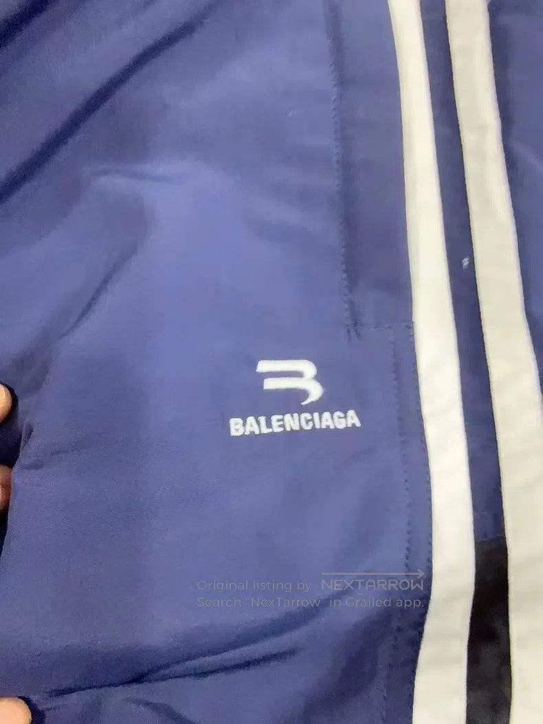 Balenciaga Balenciaga size S Track Pants, Classic Style, Blue with St Size US 28 / EU 44 - 5 Thumbnail