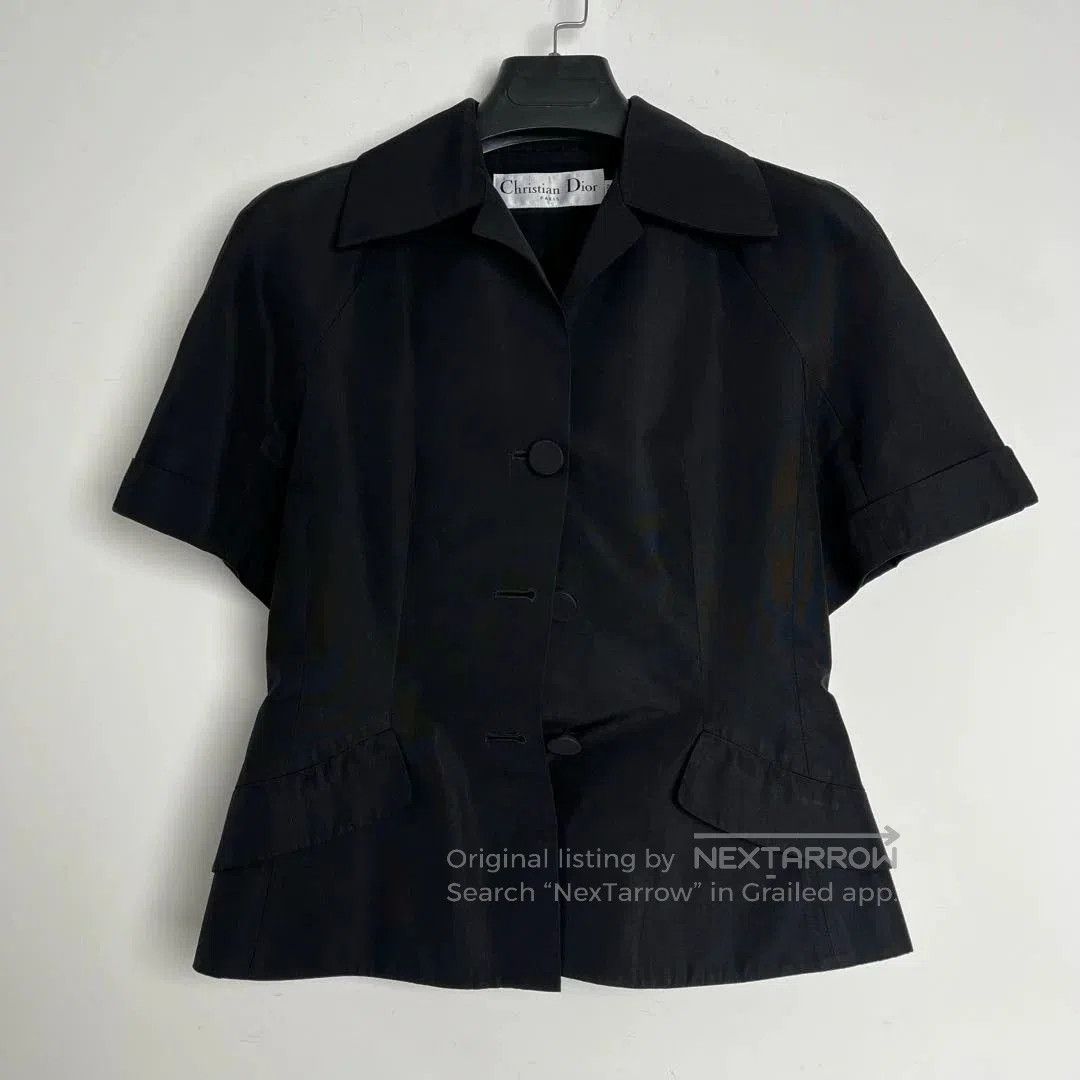 Dior dior short sleeve tailored jacket xxS. Size US XXS / EU 40 - 1 Thumbnail