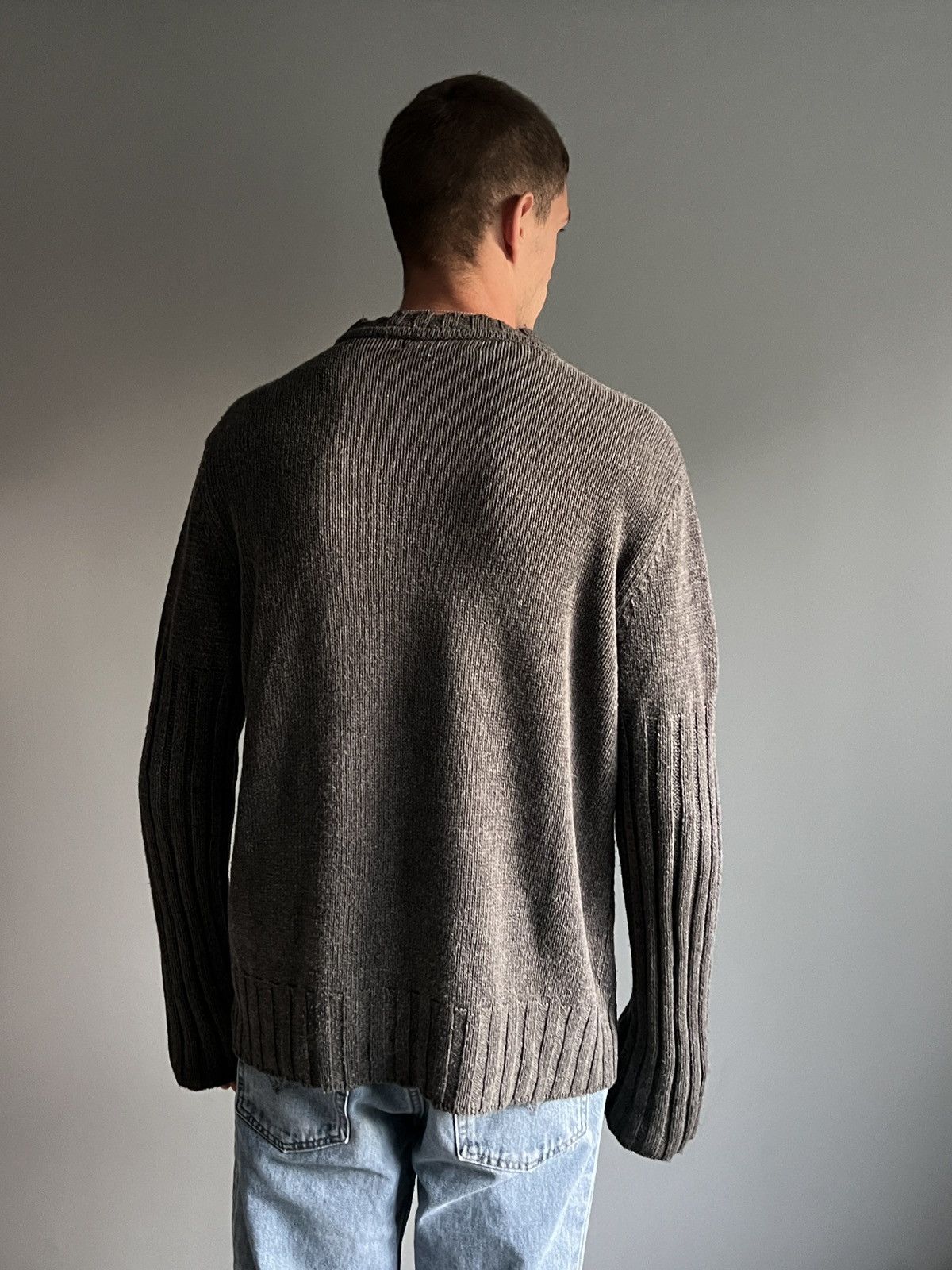 Diesel Vintage Diesel Y2K Avand Garde Knit Sweater Size US XL / EU 56 / 4 - 11 Thumbnail