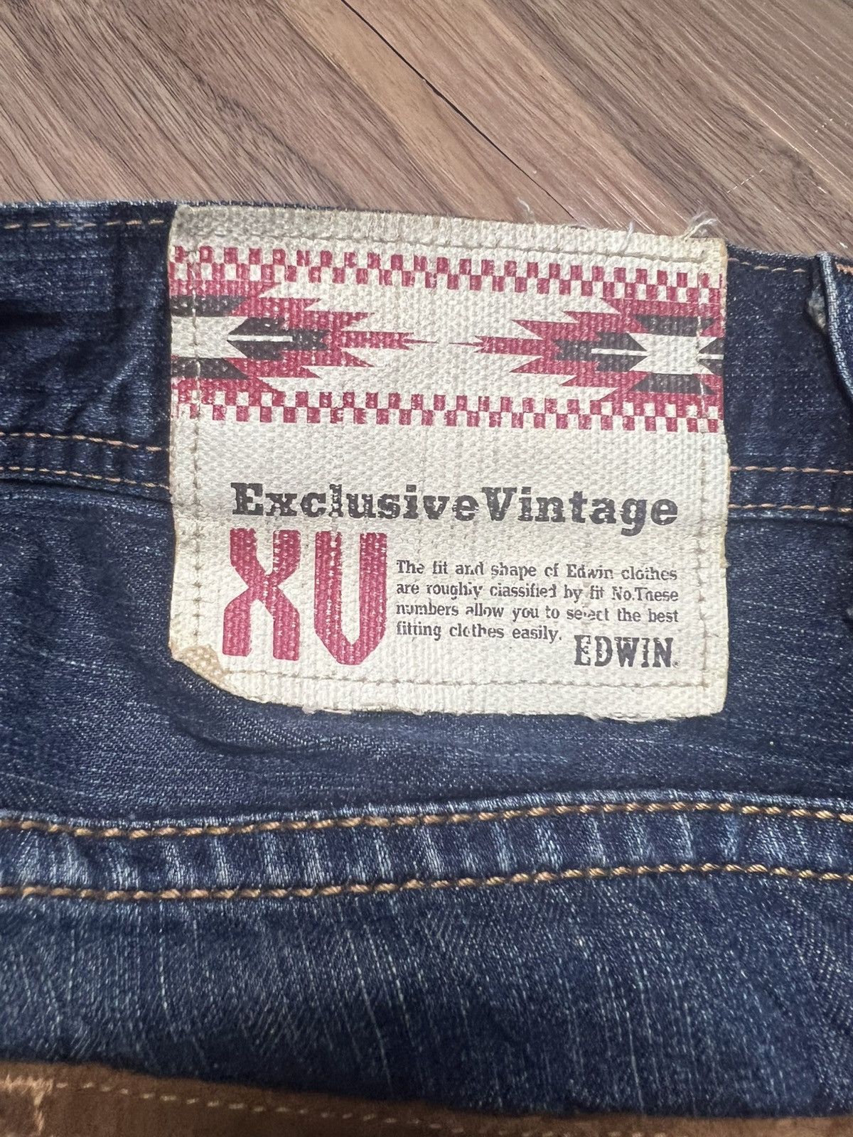 Edwin RARE Edwin XU Vintage Cargo Jeans (W34) Made in Japan (42) Size US 34 / EU 50 - 15 Thumbnail