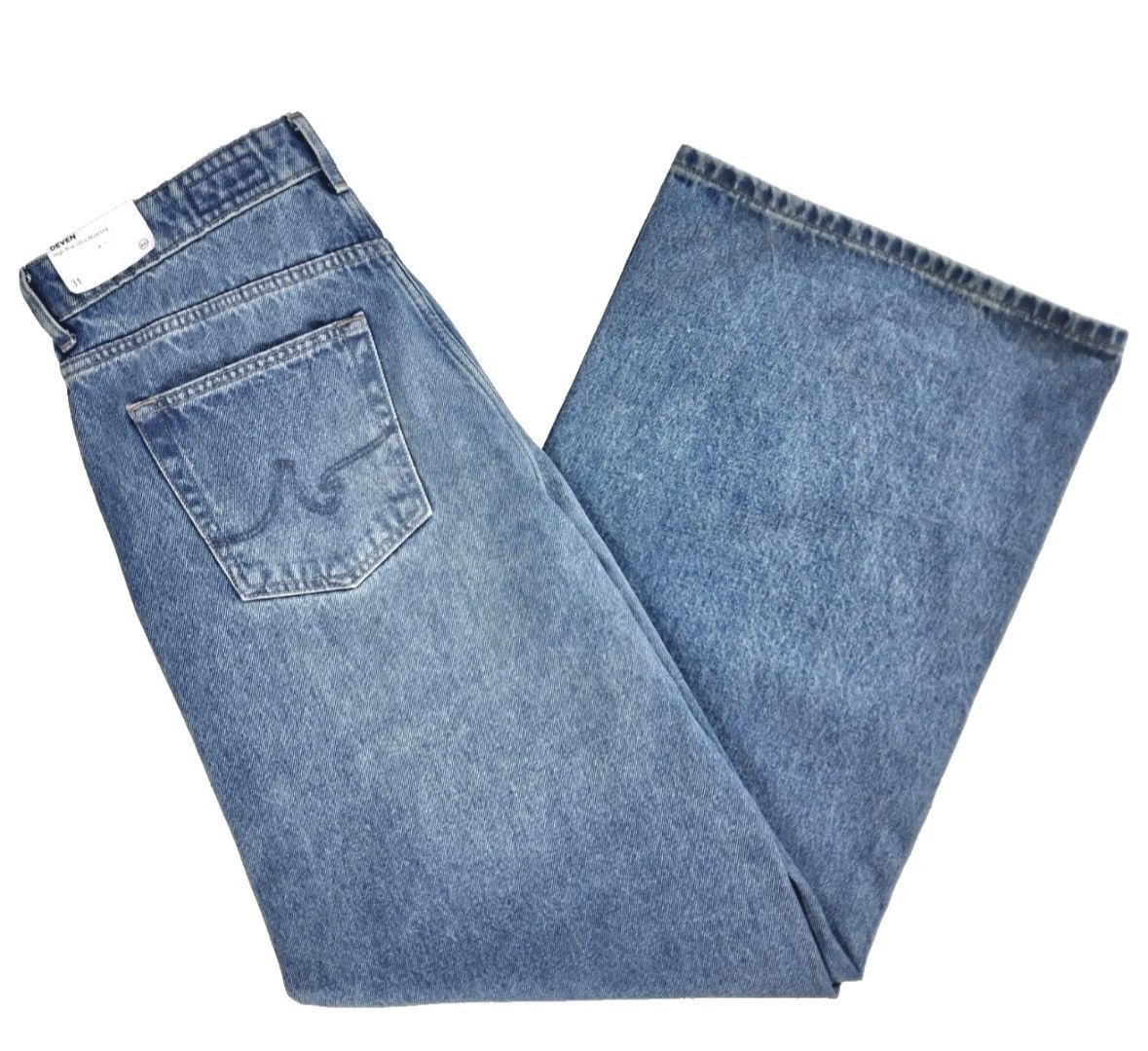 AG Adriano Goldschmied AG Adriano Goldschmied Size 31 Ultra Wide Leg Republic Deven Size 31" - 1 Thumbnail