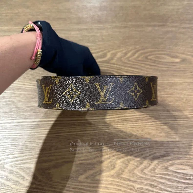 Louis Vuitton Louis Vuitton Logo presbyopic belt Size ONE SIZE - 2 Thumbnail