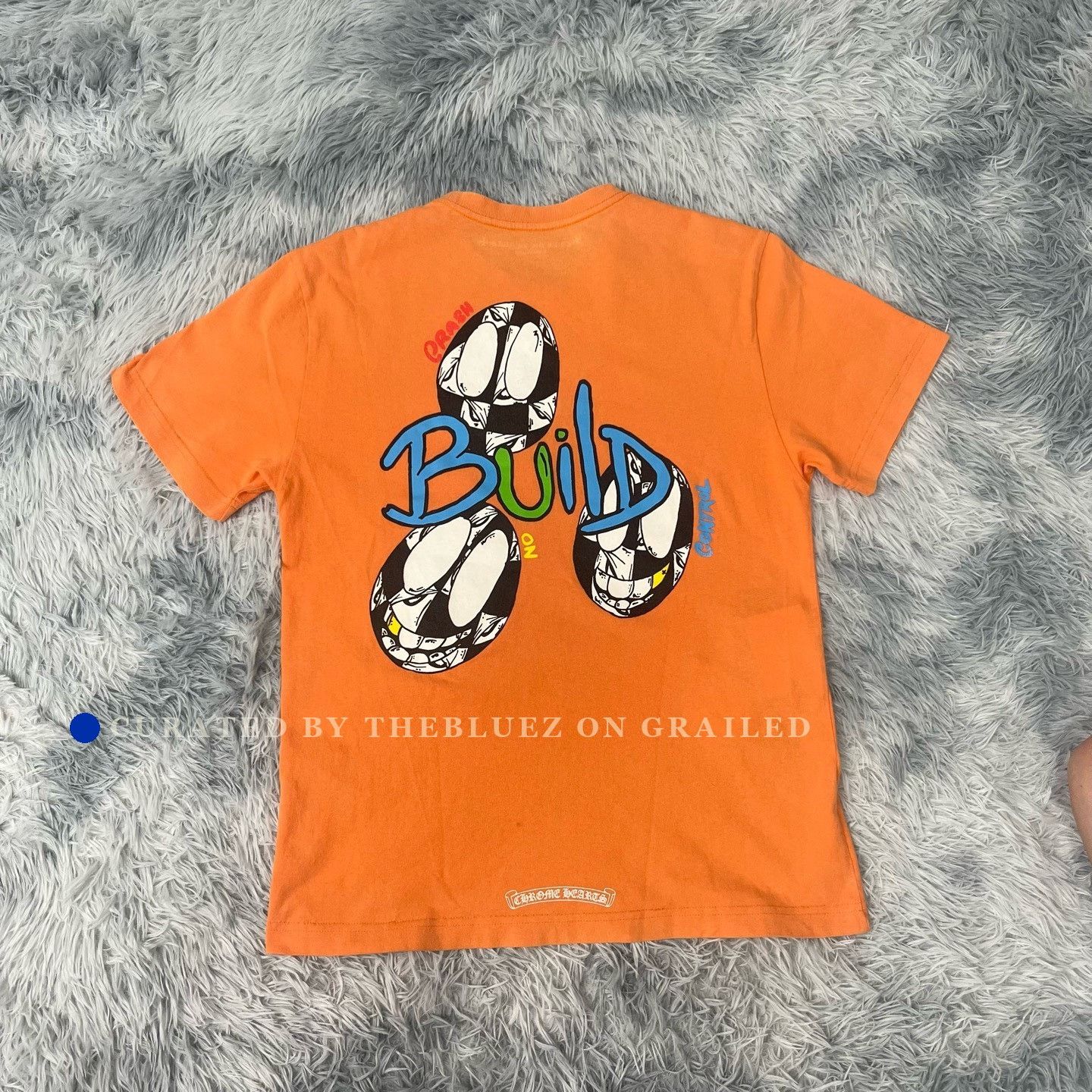 Chrome Hearts CHROME HEARTS Matty Boy Link Build T Shirt ORANGE