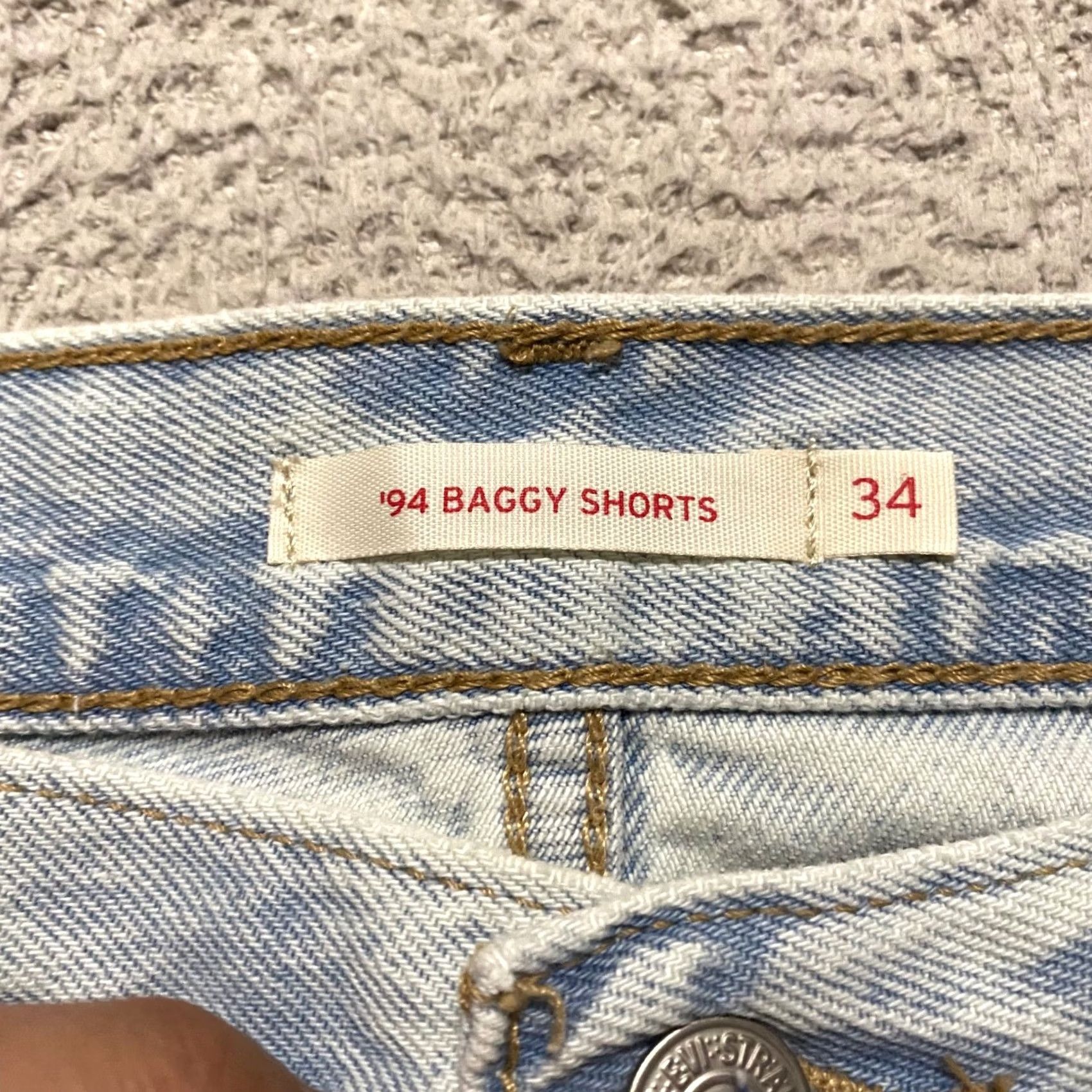 Levi's Levi's Womens Bermuda Shorts 34 Blue Denim High Rise 100% Cotton Rich Lot NWT jeans Bermuda 34 Womens Levi's Shorts Blue Denim High Rise Bermuda 34 Size 24" / US 00 / IT 34 - 3 Thumbnail