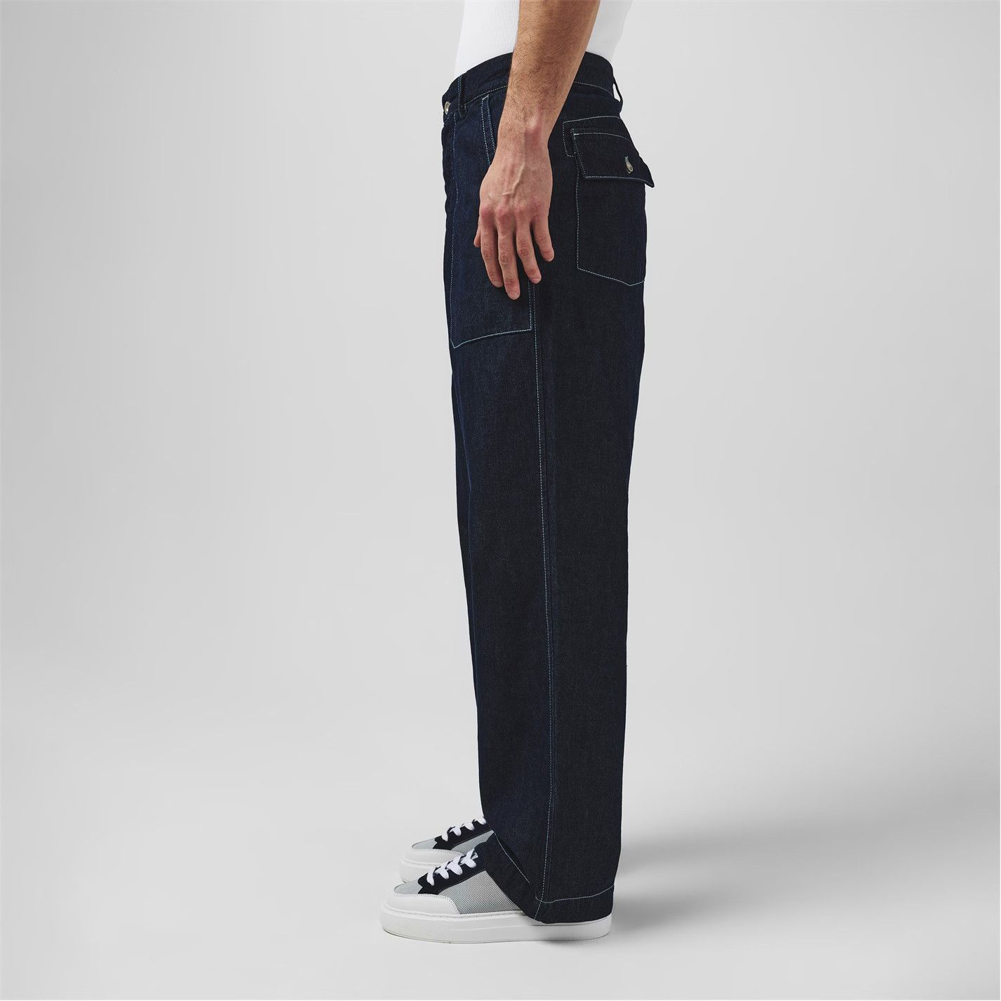 C.P. Company o1g2r1mq0426 Straight Leg Jeans in Blue Size US 32 / EU 48 - 5 Thumbnail