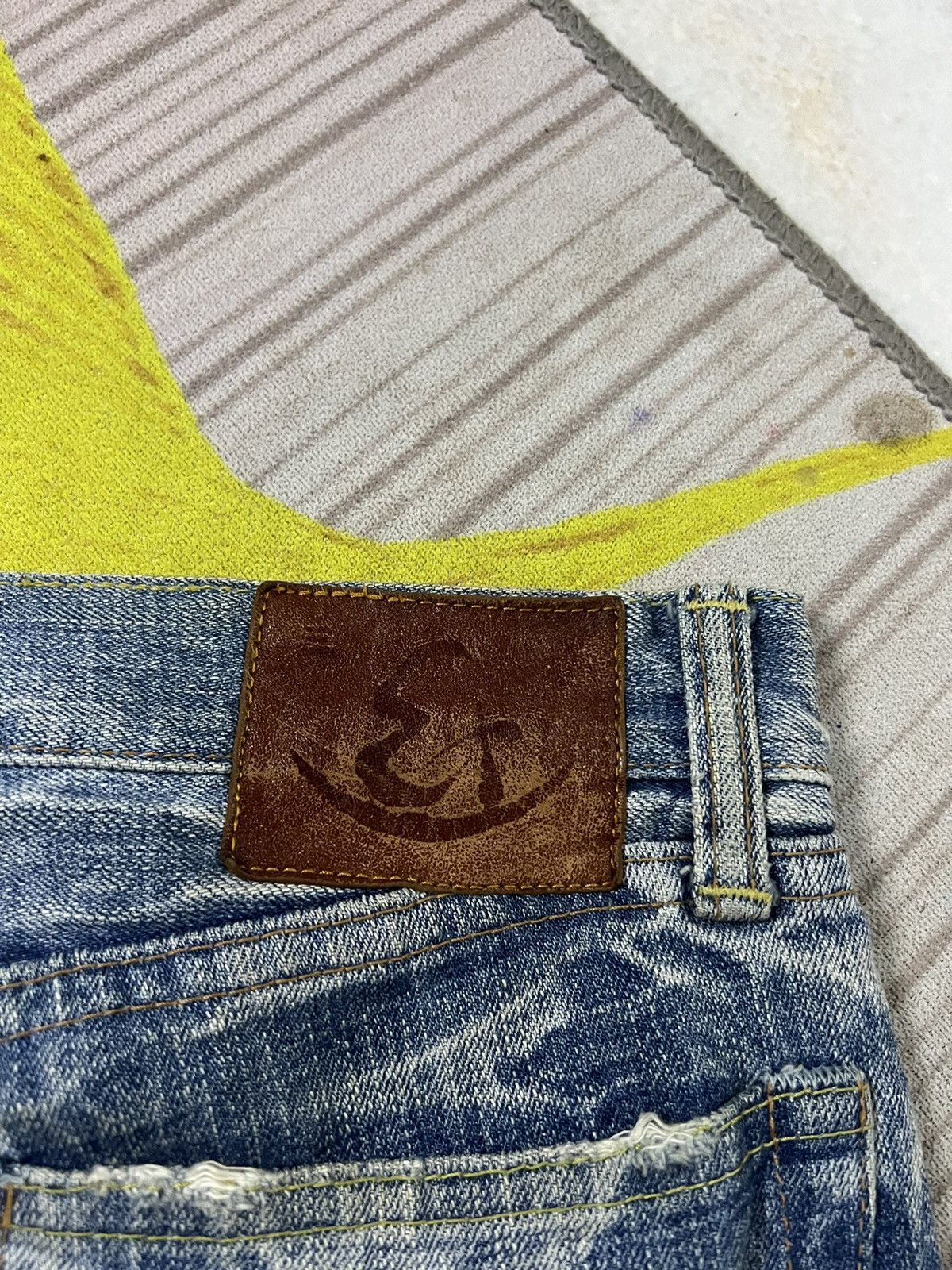 Eternal × If Six Was Nine Vintage Eternal Mud Wash Distressed Jeans Nice Faded Size US 32 / EU 48 - 13 Thumbnail