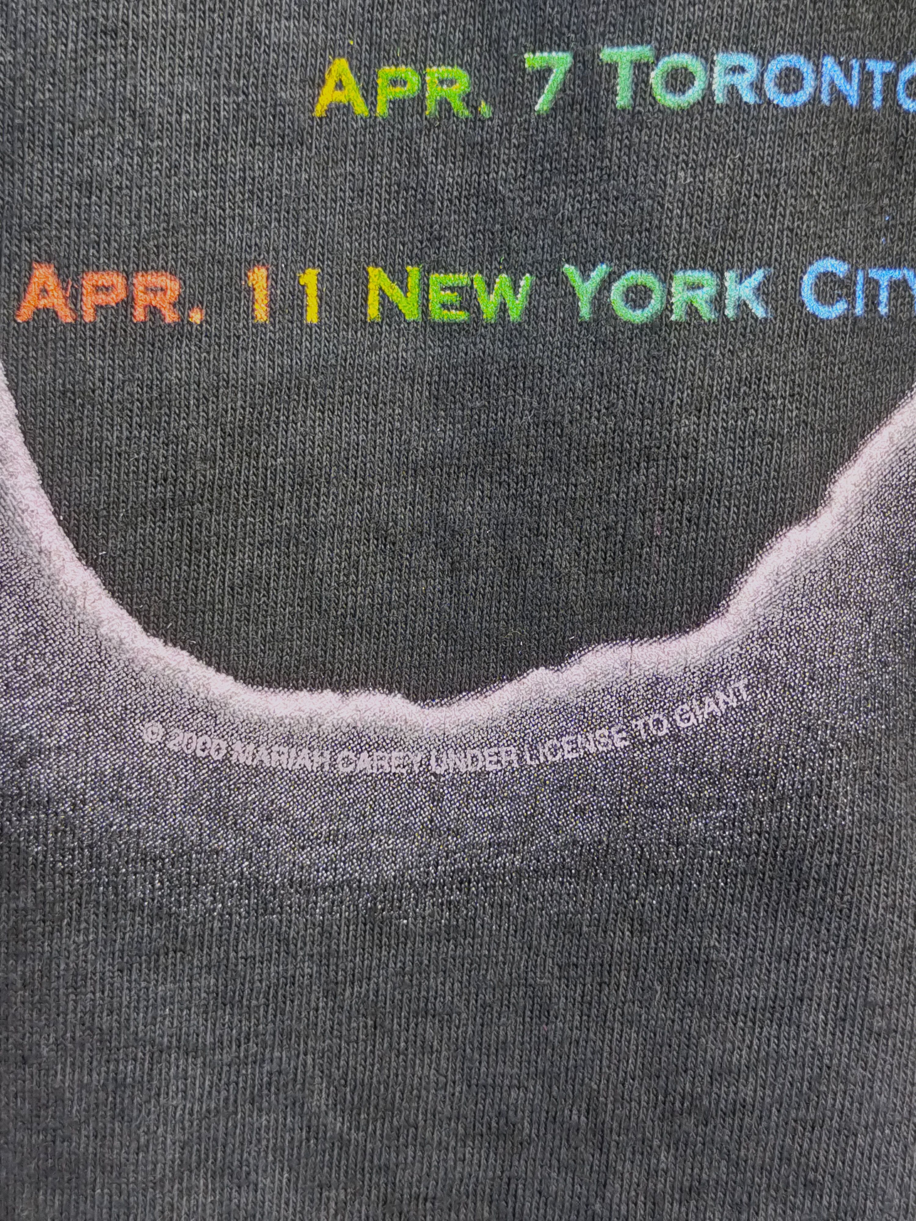 Band Tees × Vintage VINTAGE MARIAH CAREY RAINBOW TOUR T-SHIRT Size M / US 6-8 / IT 42-44 - 2 Thumbnail
