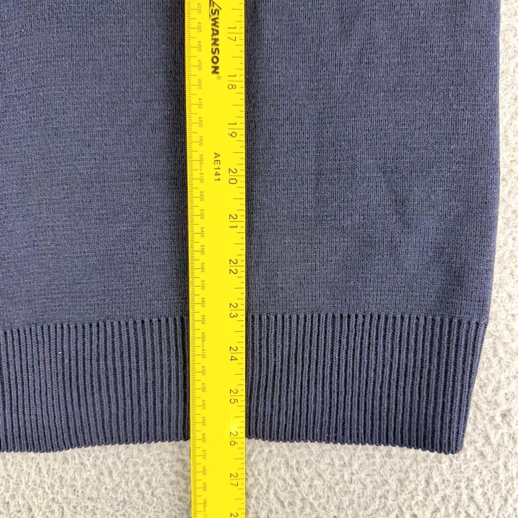 Vintage VINTAGE Broadway Supply Sweater Mens Small Navy Blue Crewneck Long Sleeve Made in USA Size US S / EU 44-46 / 1 - 6 Thumbnail