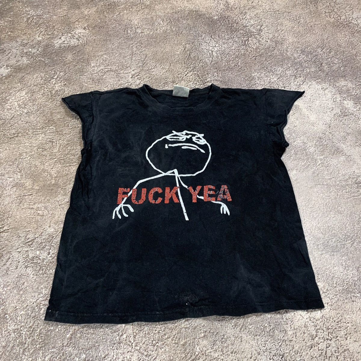 Vintage Vintage 90s Troll Face Graphic Tee Underground Humor Baggy M Size US M / EU 48-50 / 2 - 2 Thumbnail