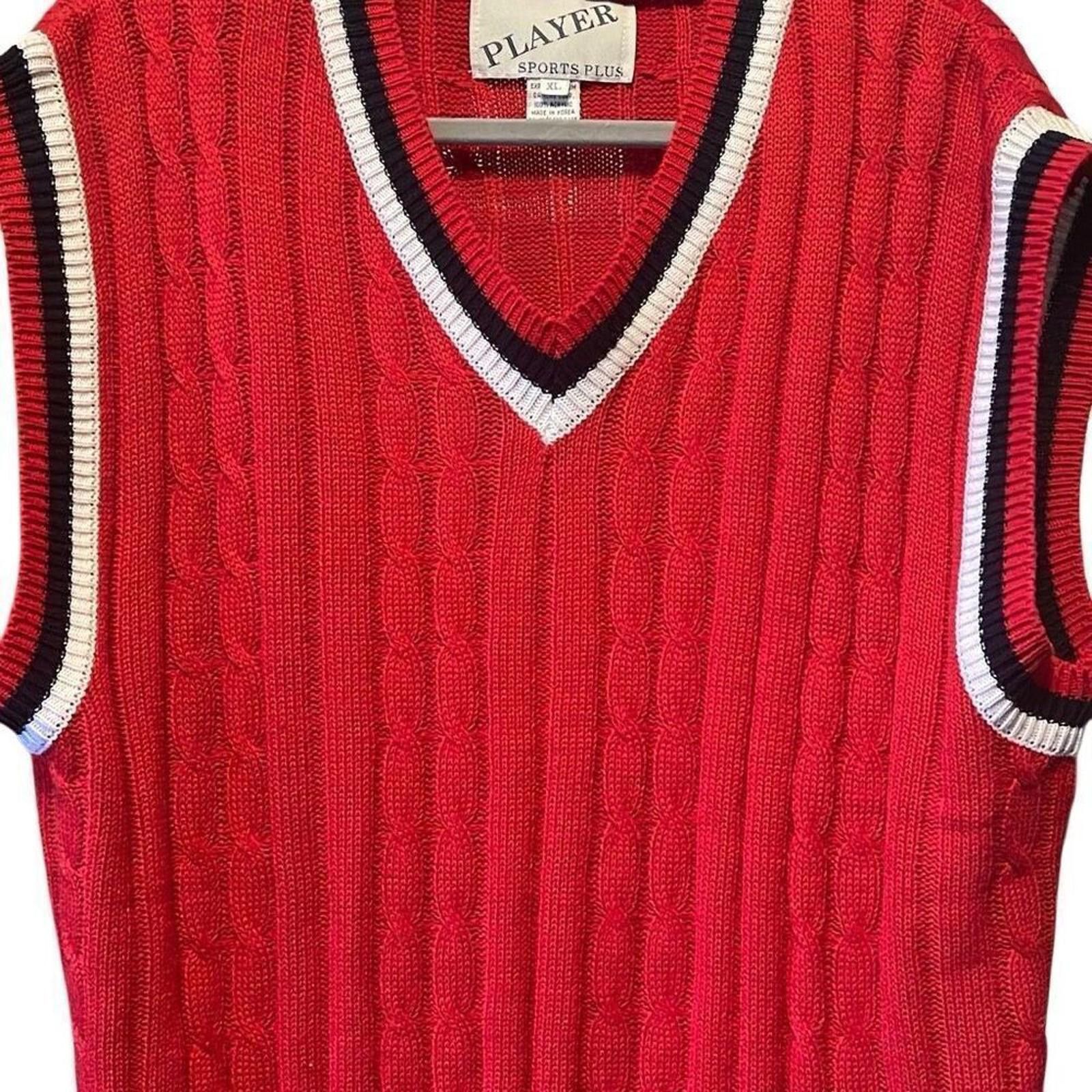 Pro Player Vintage player sports plus sweater vest XL Size US XL / EU 56 / 4 - 3 Thumbnail