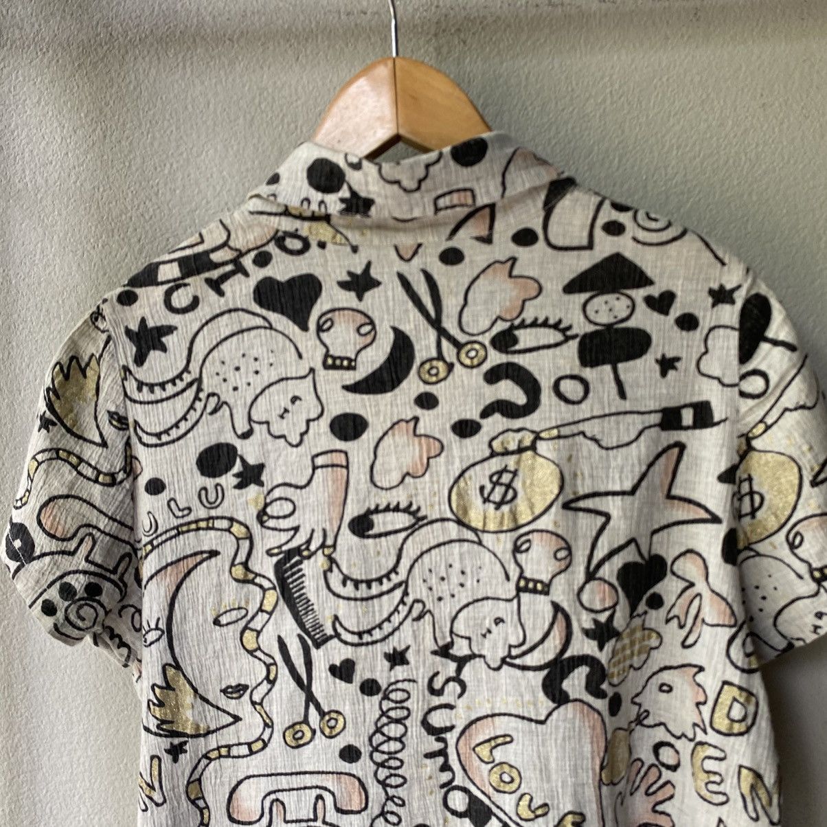 Tsumori Chisato TSUMORI CHISATO Playful Doodle Print Button-Up Shirt Size XS / US 0-2 / IT 36-38 - 4 Thumbnail