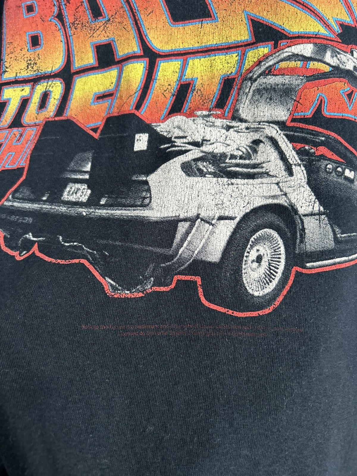 Vintage Y2K Vintage Back To The Future DeLorean Graphic t shirt Size US L / EU 52-54 / 3 - 4 Thumbnail