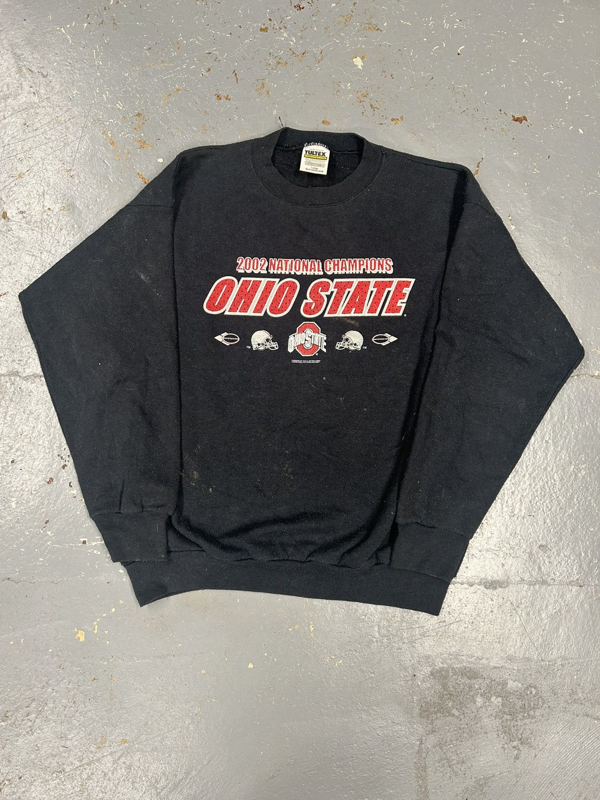 Vintage Crazy Vintage Y2K Black Ohio State University Baggy Crewneck Size US L / EU 52-54 / 3 - 1 Thumbnail
