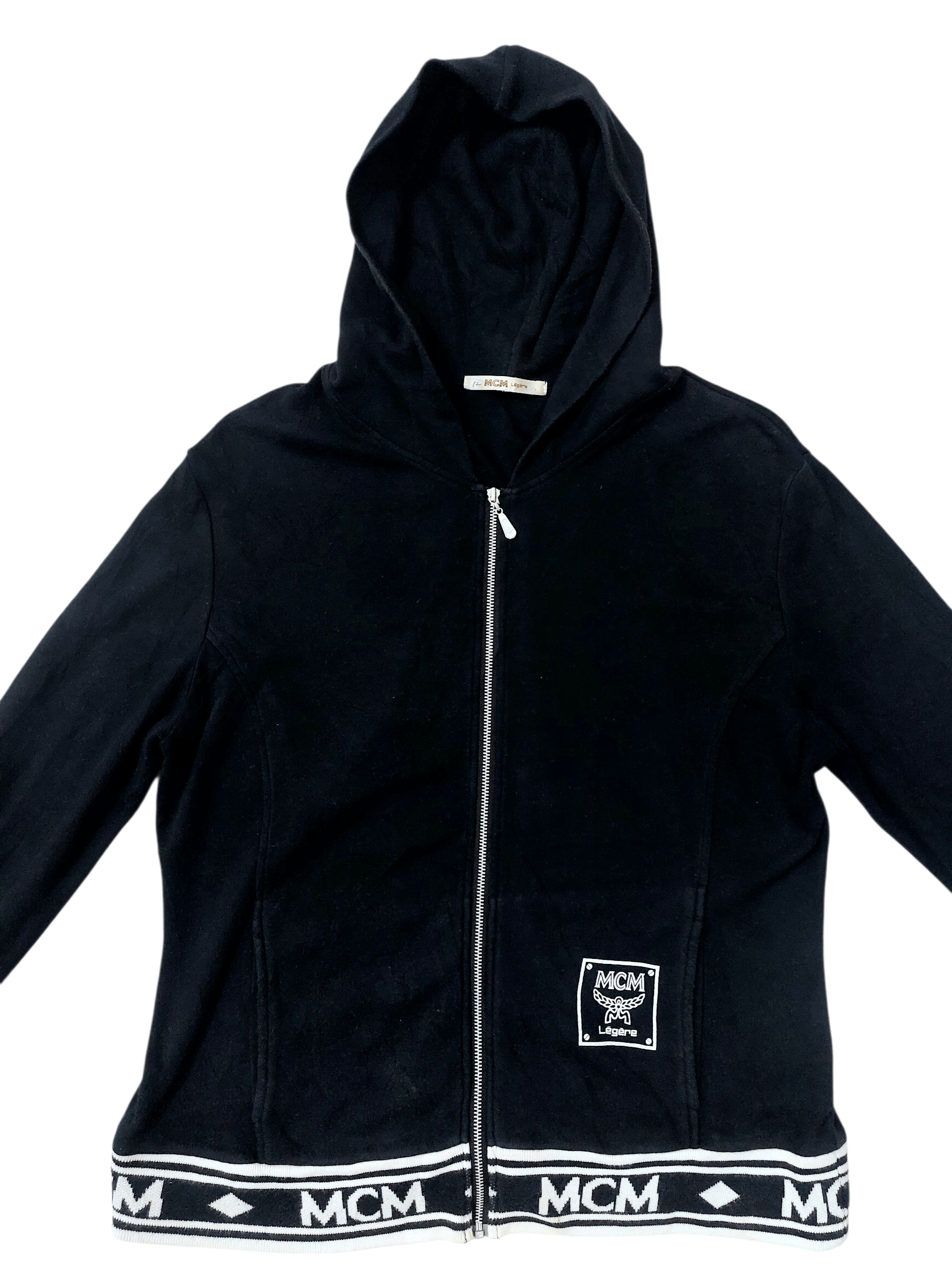 MCM MCM Legere Printed Cut End Logo Zip Up Hoodies Size M / US 6-8 / IT 42-44 - 7 Thumbnail