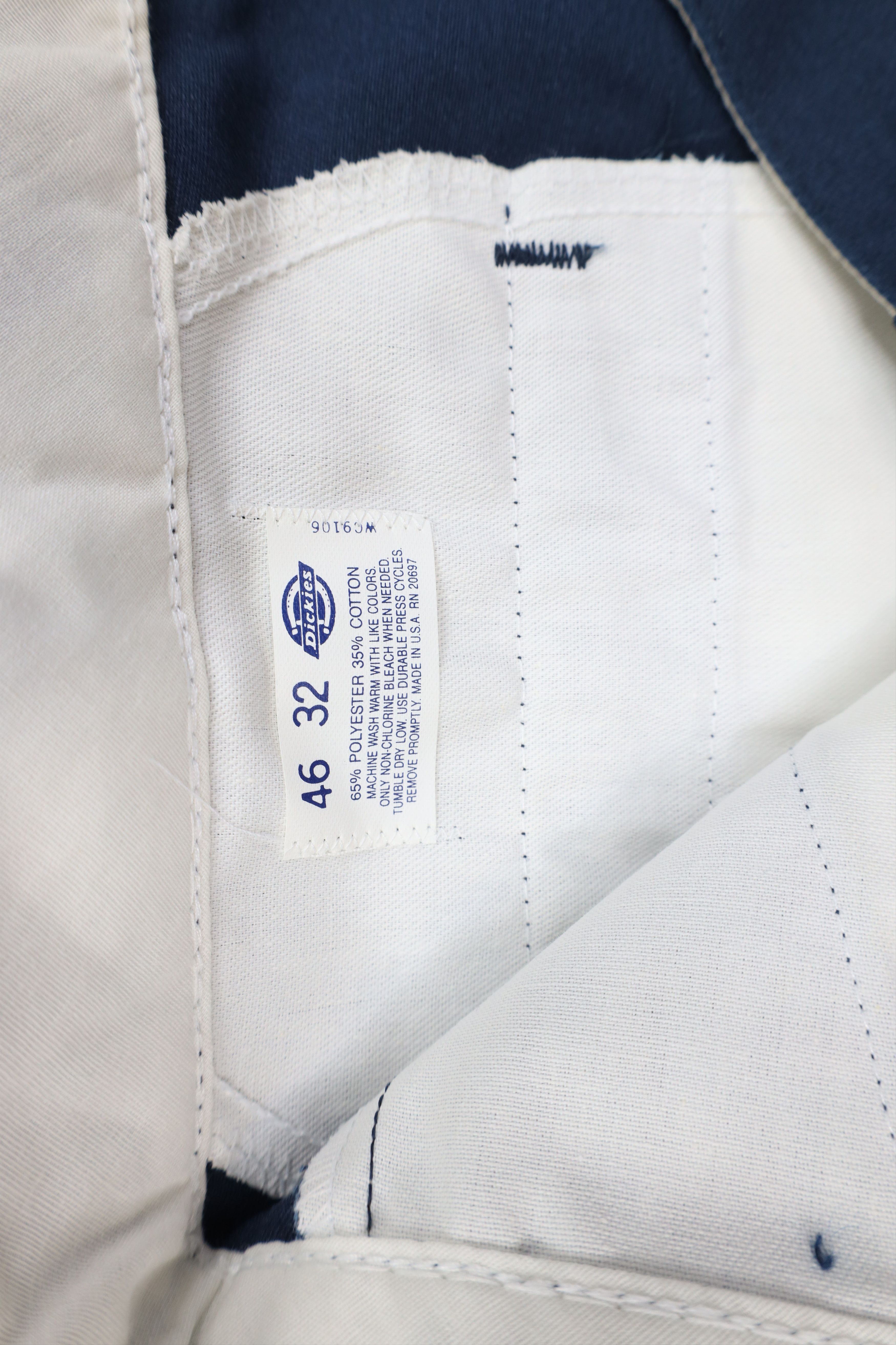 Dickies Vintage 90s Dickies Mechanic Wide Leg Pants Blue USA Size US 44 / EU 60 - 9 Thumbnail