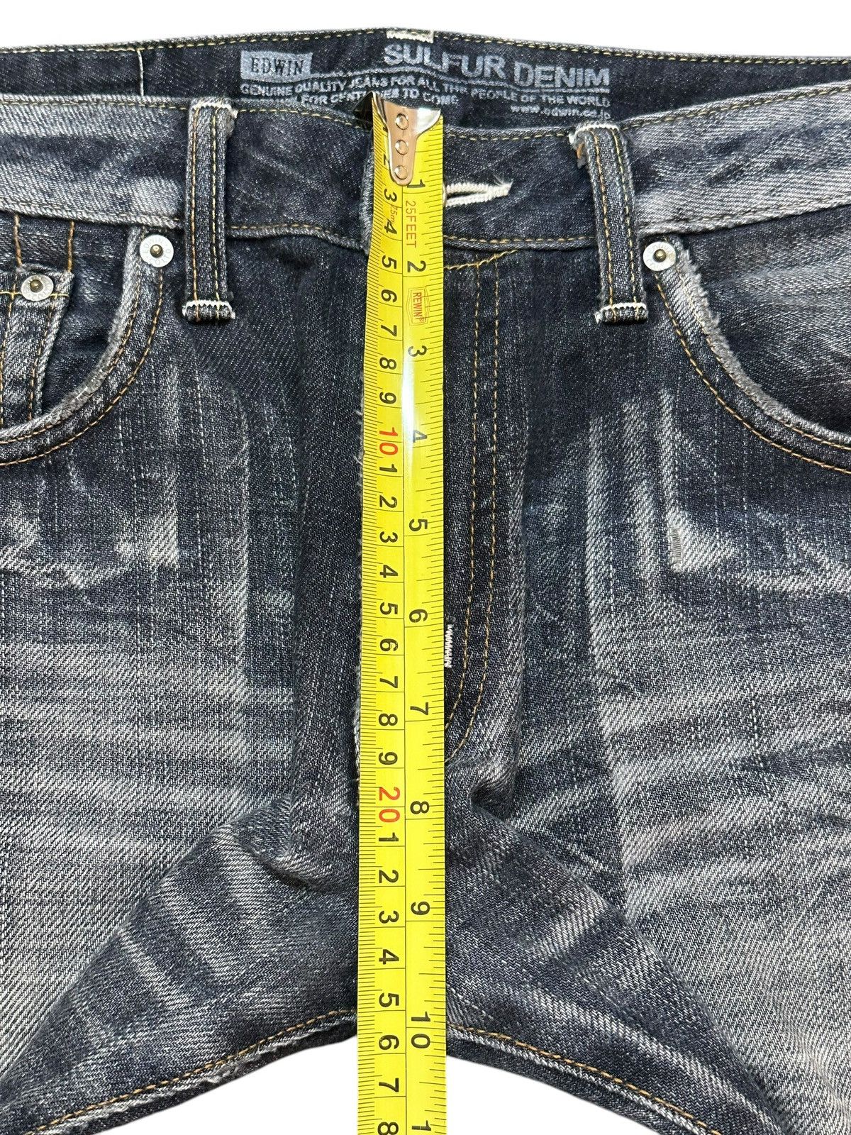 Edwin Vintage Japan Edwin 502 Faded Wash Style Loose Jeans Size US 32 / EU 48 - 15 Thumbnail
