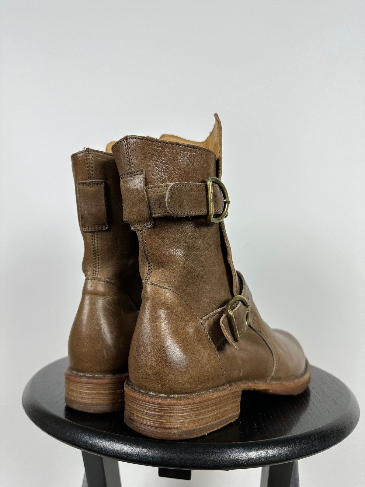 Fiorentini + Baker Fiorentini + Baker Eternity 2 Buckle Moto Ankle Boots Size US 7 / IT 37 - 4 Thumbnail