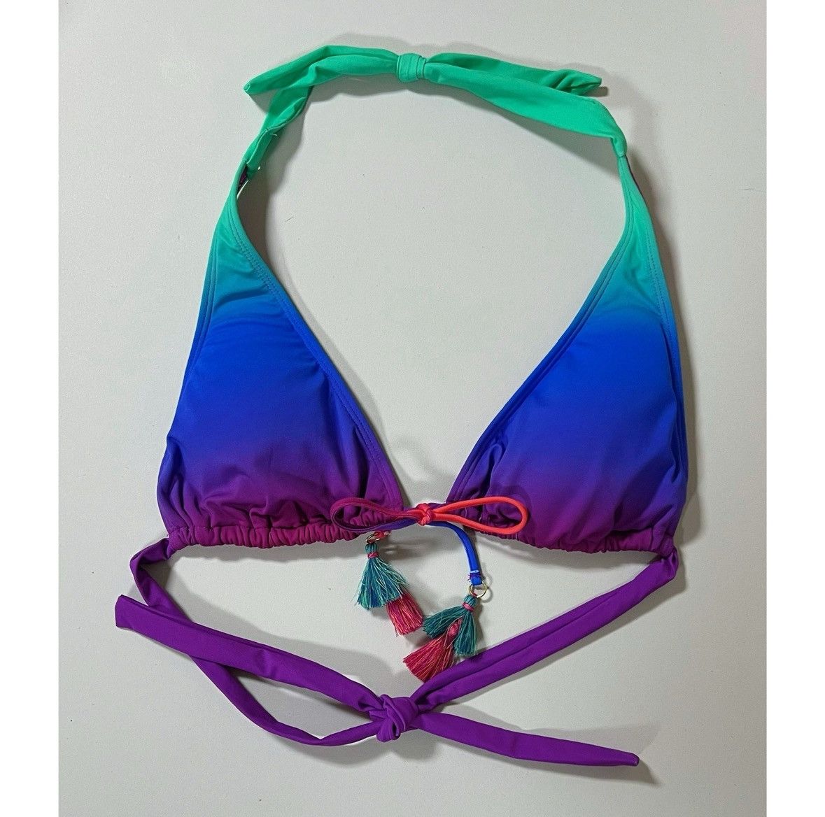 Other Purple Ombré Tassels Bikini Swimwear Bathing Suit Size 4 💜✨ Size S / US 4 / IT 40 - 1 Thumbnail