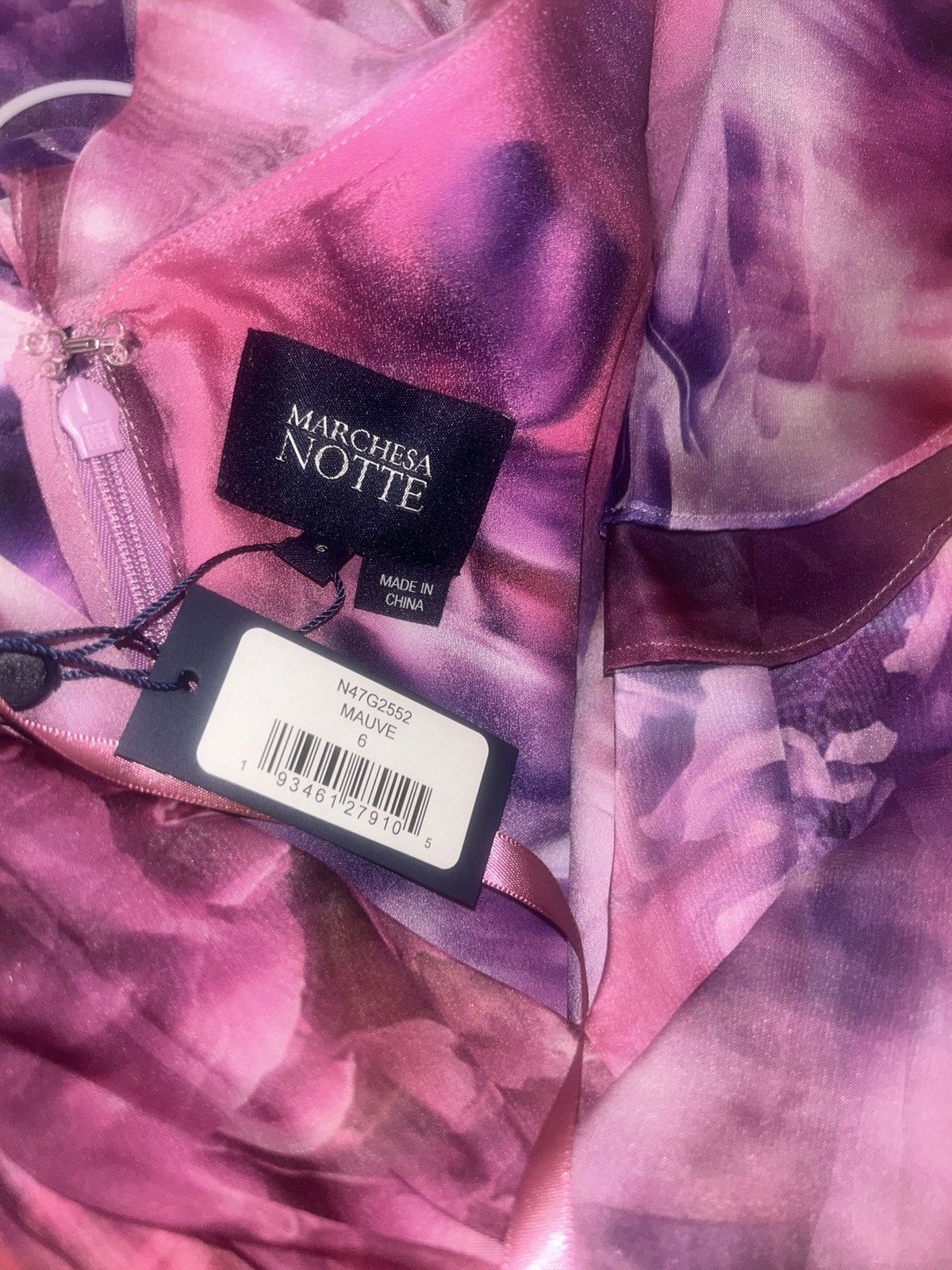 Marchesa MARCHESA NOTTE Ruffled bow-embellished Floral-print Gown Size M / US 6-8 / IT 42-44 - 8 Thumbnail