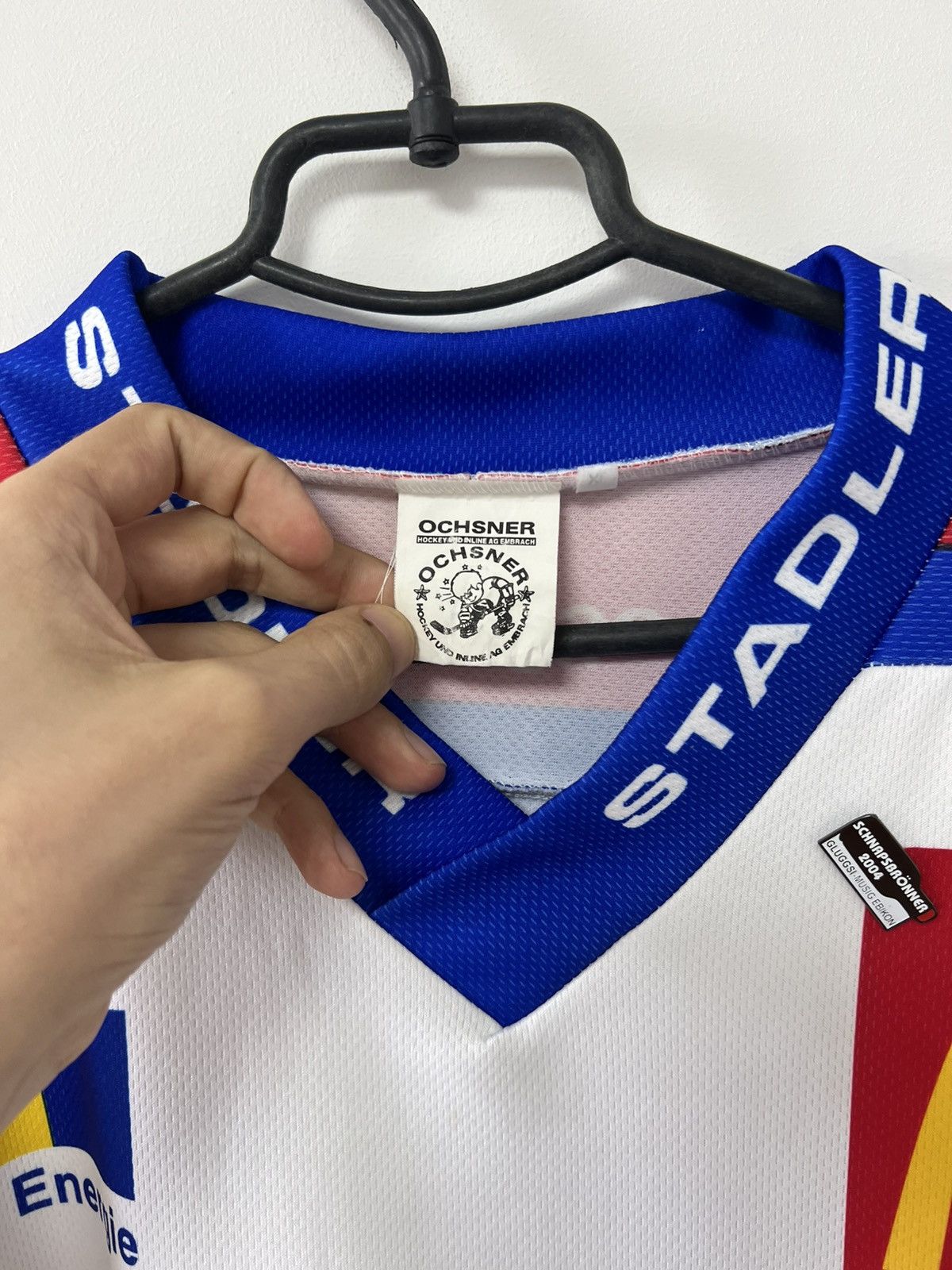 Vintage ZSC Lions Ice Hockey Jersey Ochsner Matchworn Salis #27 XL Size US XL / EU 56 / 4 - 11 Thumbnail
