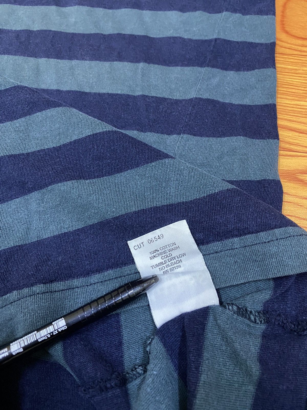 A$AP Rocky × Guess Vintage Guess Embroidery Stripe Tee Size US L / EU 52-54 / 3 - 5 Thumbnail