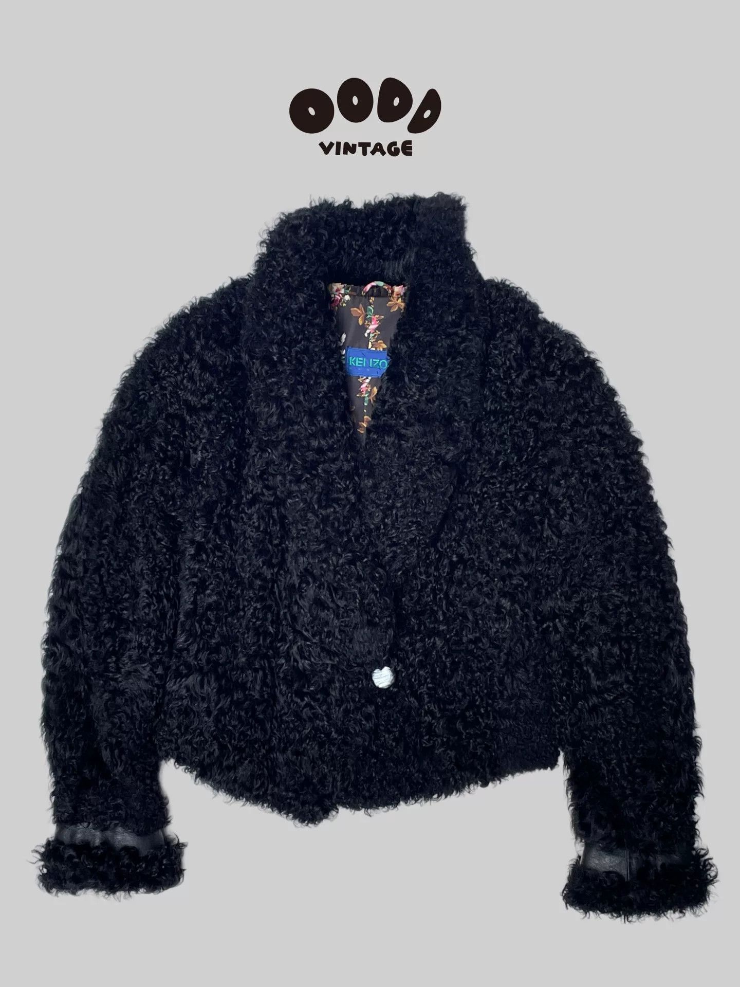 Kenzo Kenzo 90s Karakul Sheepskin Jacket Size M / US 6-8 / IT 42-44 - 1 Thumbnail