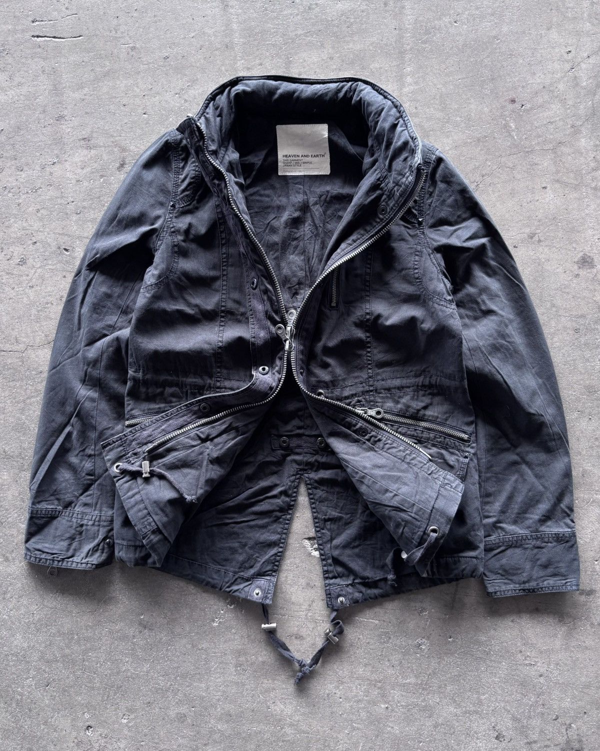 If Six Was Nine Heaven And Earth Faded Black Bono Jacket Size US M / EU 48-50 / 2 - 6 Thumbnail