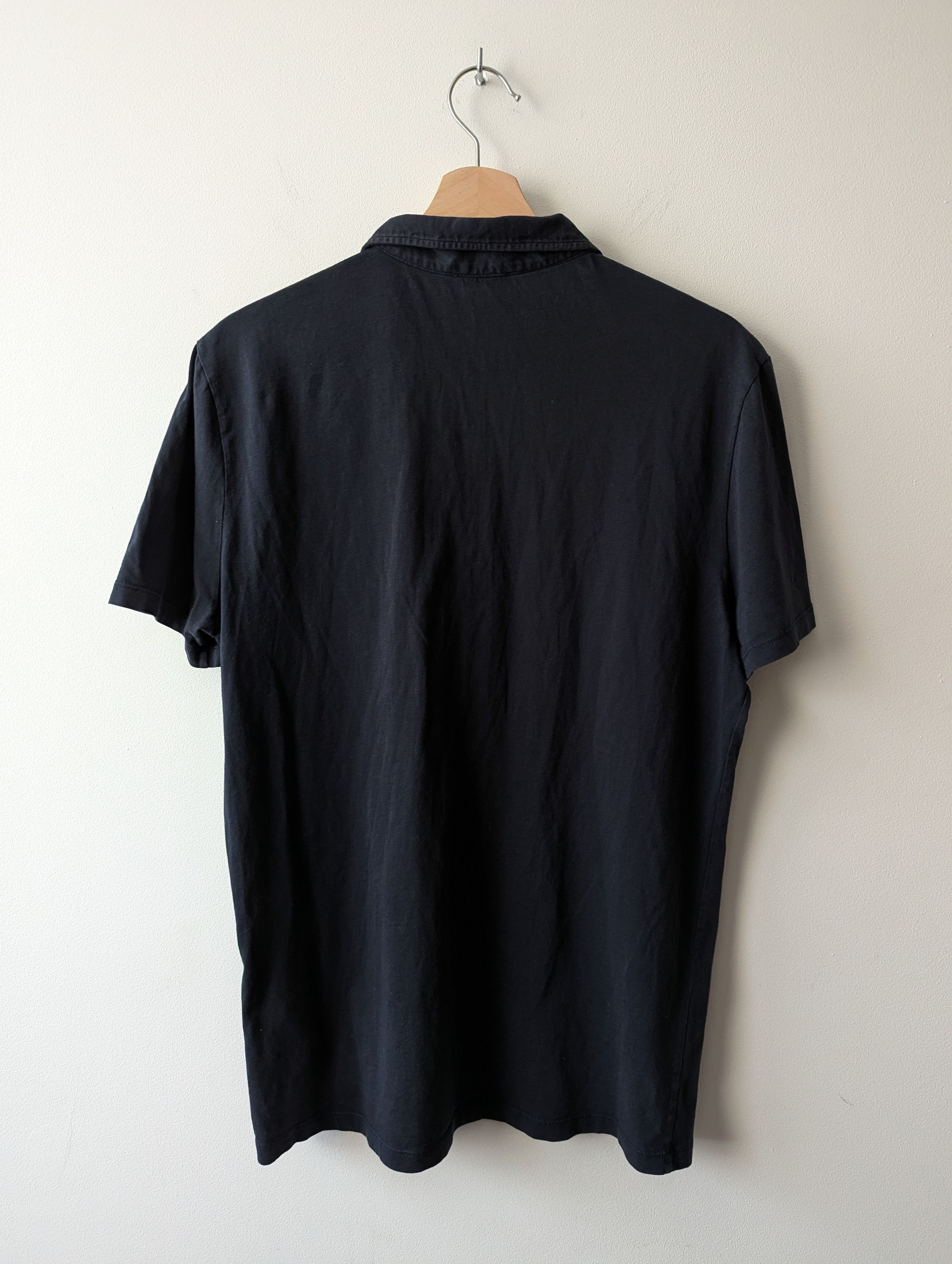 Versace Versace Collection Polo Shirt Cotton Navy Gold Medusa Patch Size US M / EU 48-50 / 2 - 7 Thumbnail