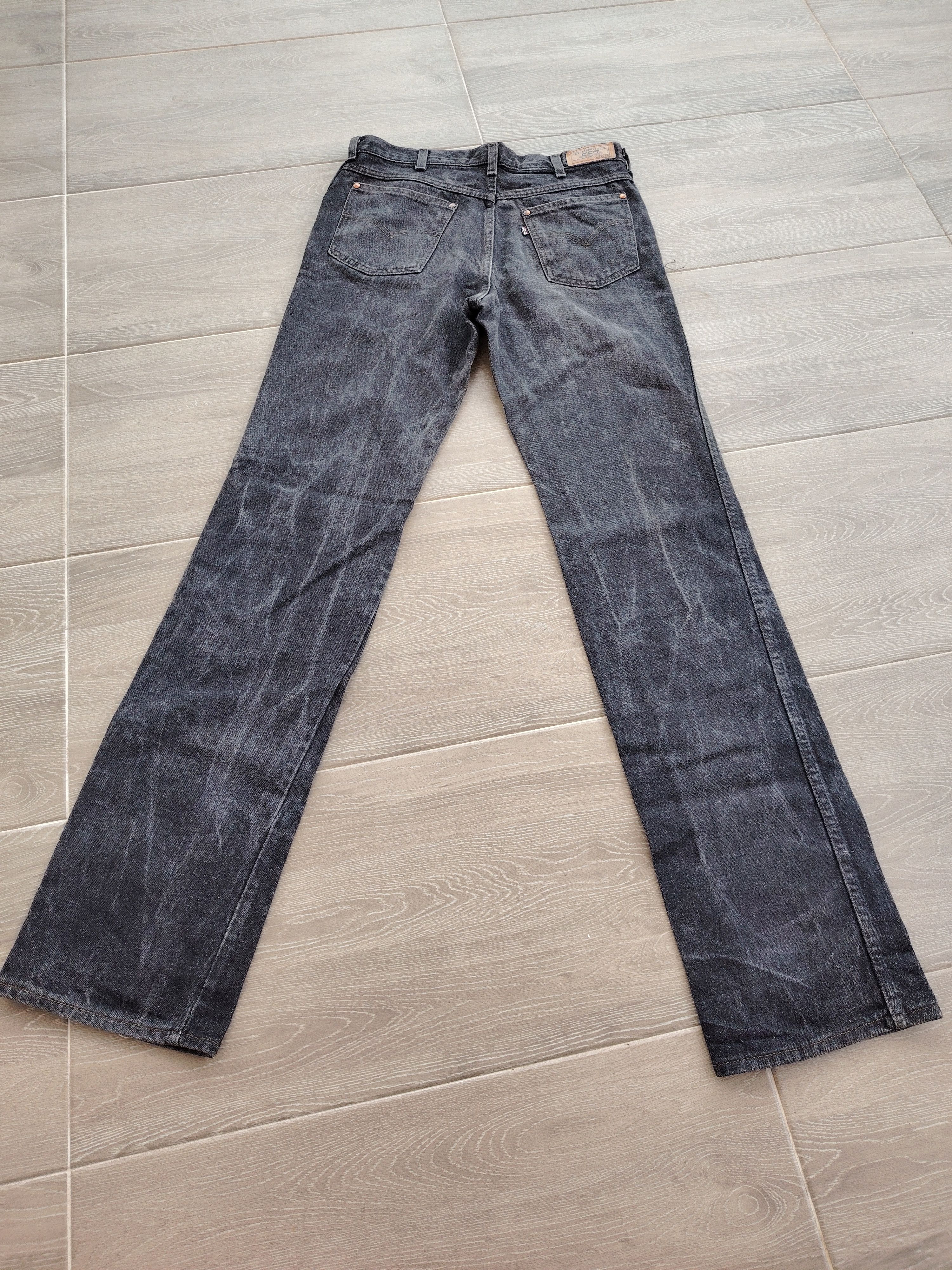 Levi's Vintage 90s Levis 557 Bootcut For Cowboys Black Jeans Size US 33 - 4 Thumbnail