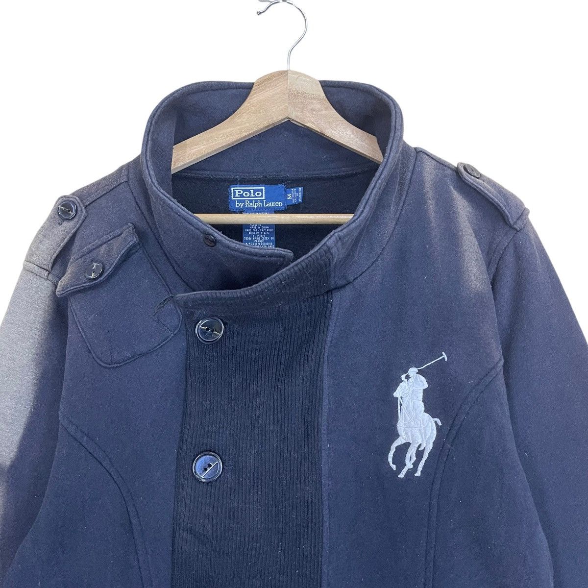 Polo Ralph Lauren × Ralph Lauren × Vintage RIOT💥Vintage 90s Polo Ralph Lauren Sun Faded Button Jacket Size US M / EU 48-50 / 2 - 4 Thumbnail