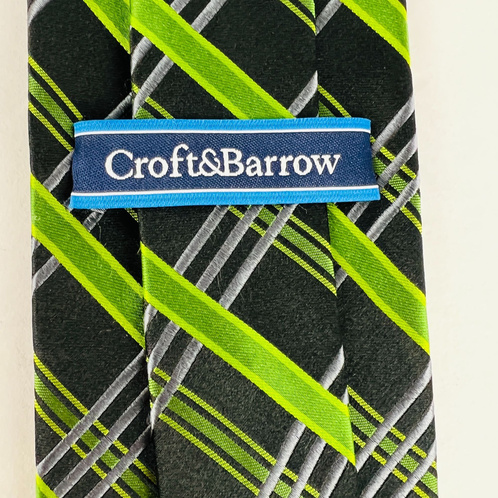 Croft & Barrow Croft & Barrow 100% Silk Necktie Tie Size ONE SIZE - 4 Thumbnail