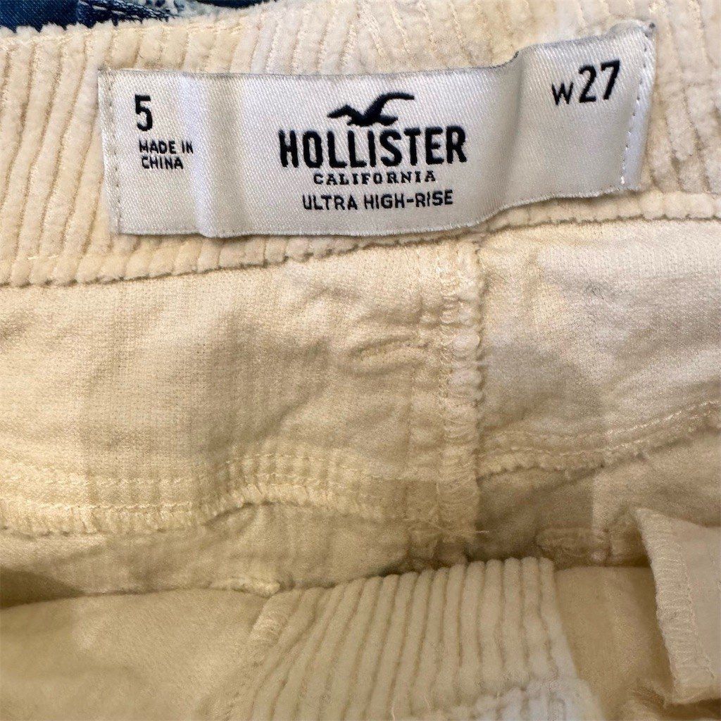 Other Hollister Ultra High-Rise Pants Womens Size 5 W27 Ivory Str Size 27" / US 4 / IT 40 - 4 Thumbnail