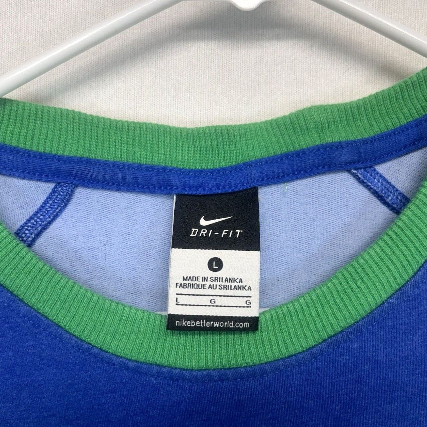 Nike Nike Dri-Fit Women’s Large Colorblock Sweatshirt Crewneck Pullover with Pockets Size L / US 10 / IT 46 - 3 Thumbnail