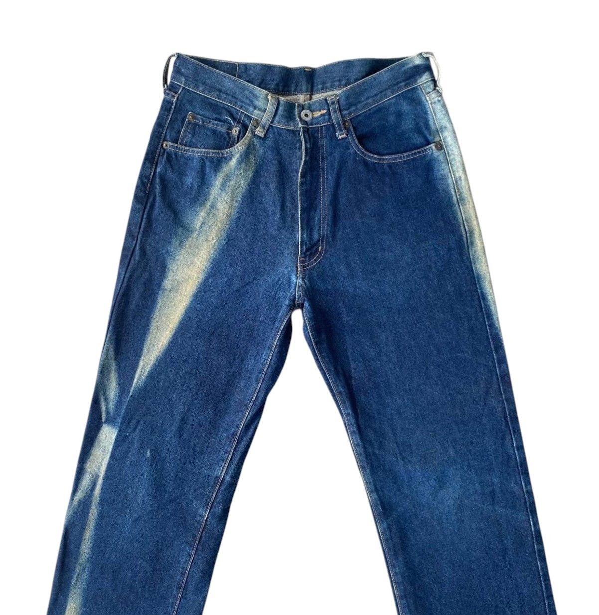 Warehouse Vintage 90s Unique Clothing Warehouse Denim Sun Faded Size US 29 - 3 Thumbnail