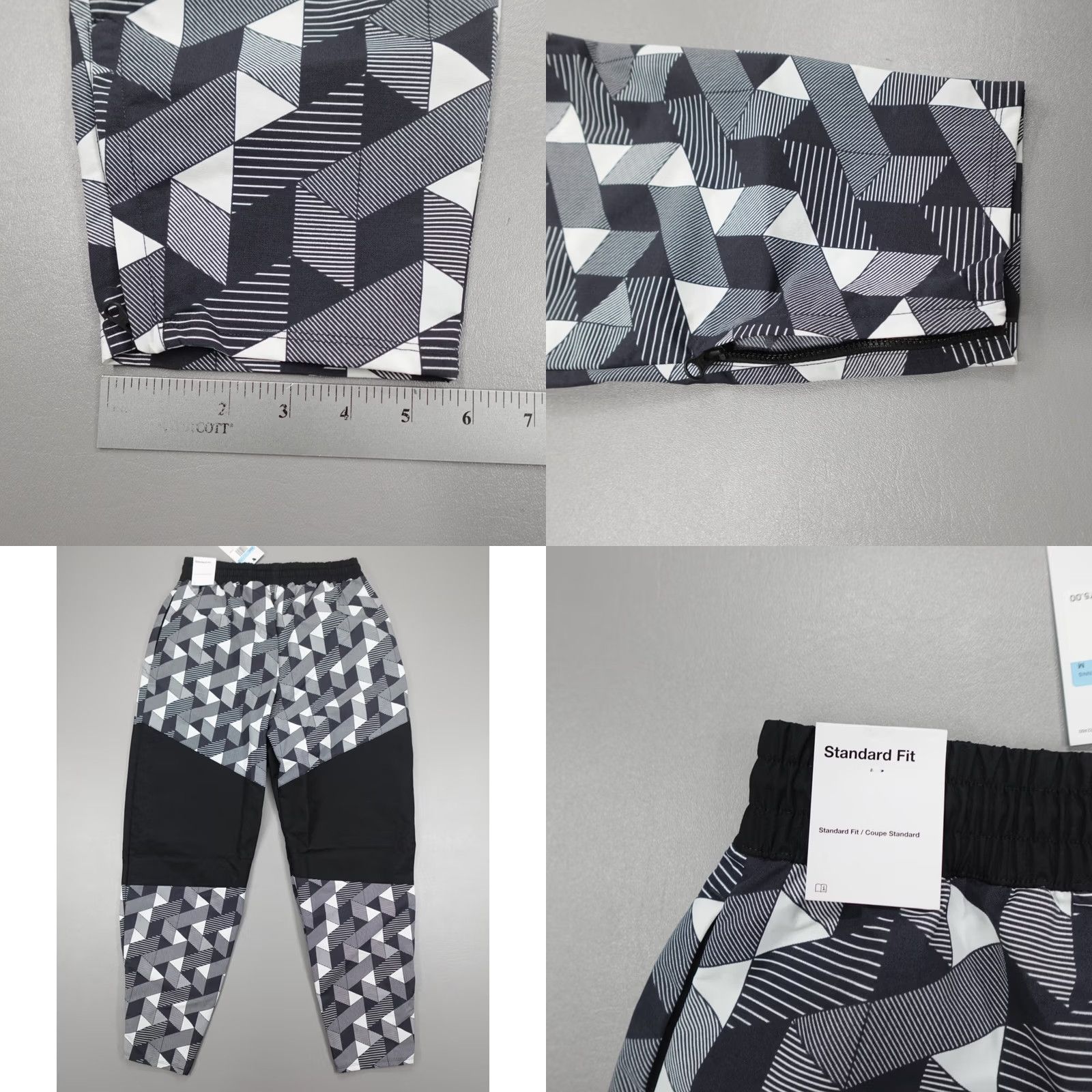 Nike Nike Serena Williams Design Crew Woven Tennis Pants DJ1160 Women's M Black Geometric Track Pants Pockets Dri-FIT Tennis Activewear Casual Travel Size 32" / US 10 / IT 46 - 8 Thumbnail