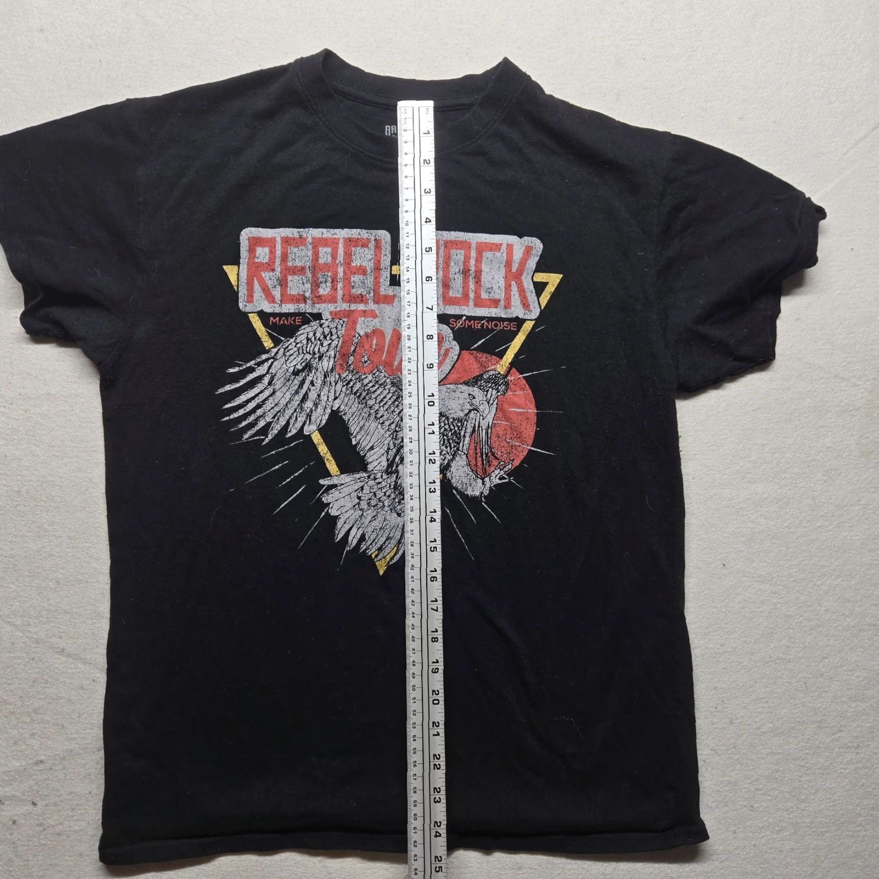 Vintage VINTAGE Brisco Brands Eagle Rebel Rock Tour Shirt Mens L Large Black Retro Graphic Tee 90s Theme Size US L / EU 52-54 / 3 - 5 Thumbnail
