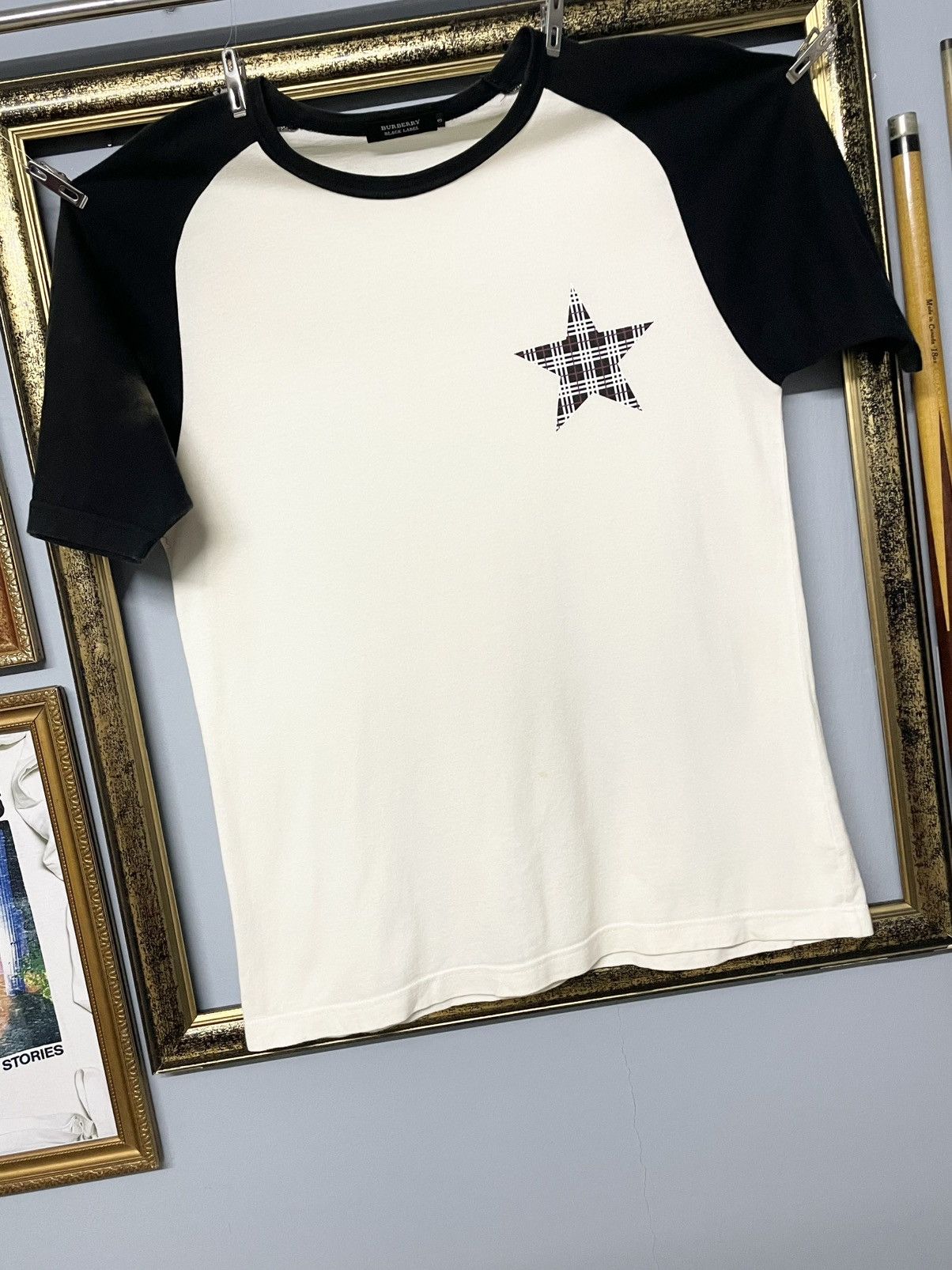 Burberry Vintage Designer Burberry Black Label Rockstar Faded Tshirt Size US S / EU 44-46 / 1 - 2 Thumbnail
