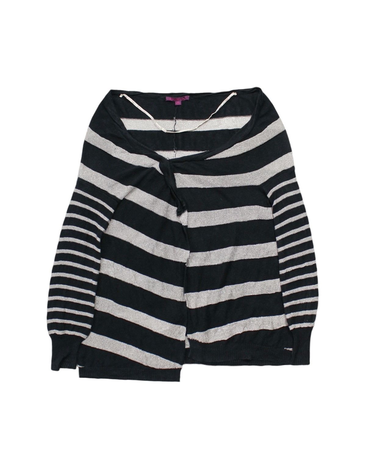 Hysteric Glamour 2000S B.STYLE DE FLYBLUE STRIPED CARDIGAN Size S / US 4 / IT 40 - 1 Thumbnail