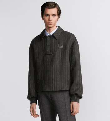 Dior o1w1db10625 Sweater in Black Size US L / EU 52-54 / 3 - 6 Thumbnail