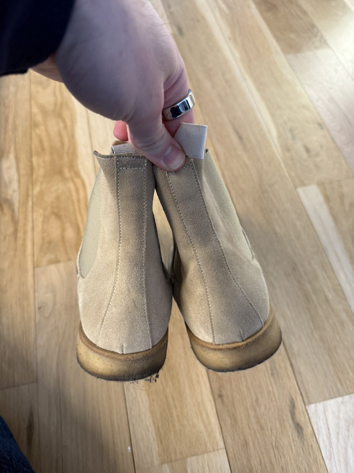 Common Projects Tan Common Projects Chelsea Boots - 43 Size US 10 / EU 43 - 4 Thumbnail