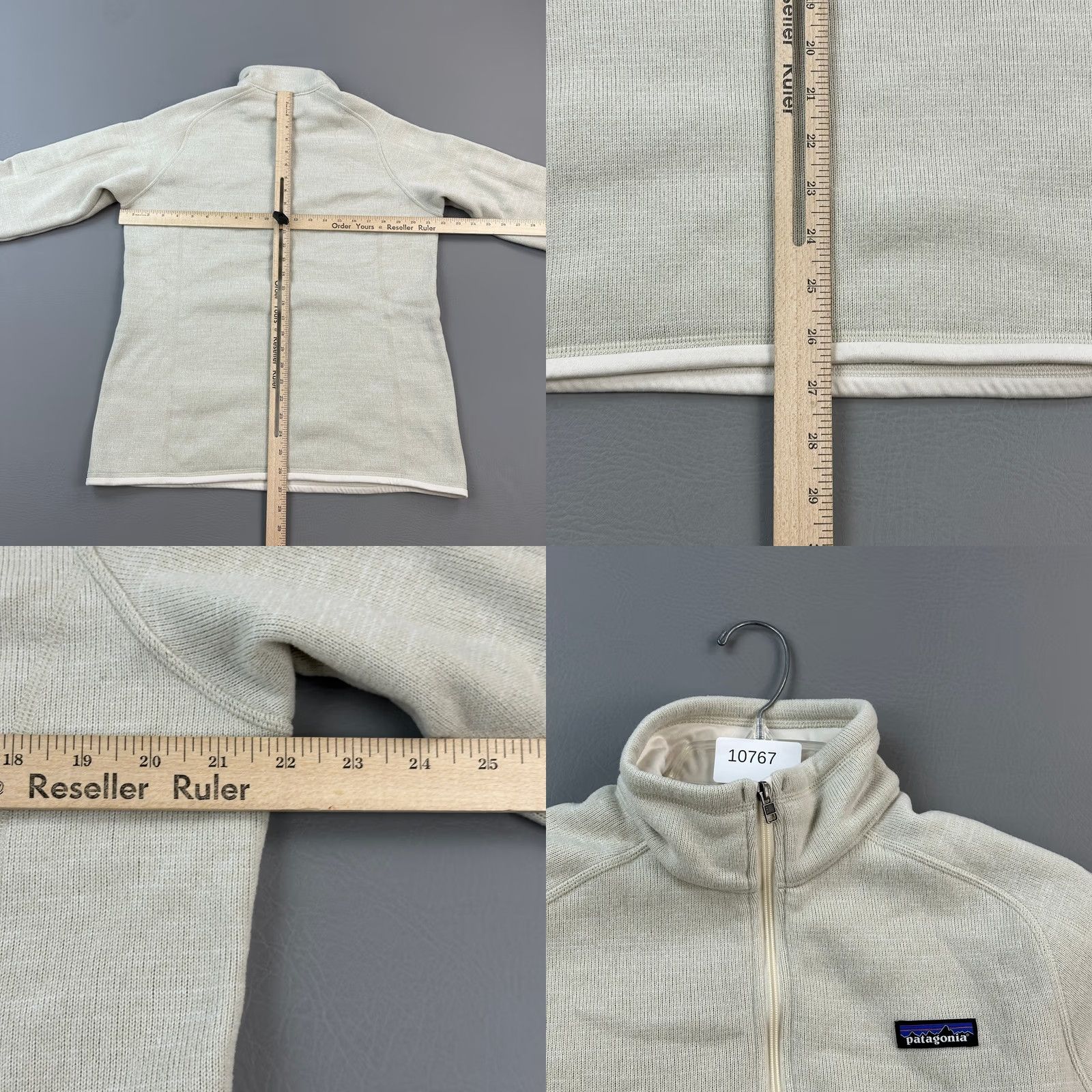 Patagonia Patagonia Better Sweater Women's XL Oatmeal 1/4 Fleece Pullover Outdoor 25617 Size XL / US 12-14 / IT 48-50 - 9 Thumbnail
