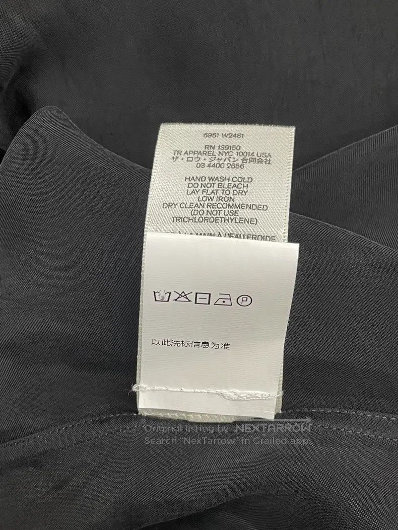 The Row The row Classic Black Shirt Size S / US 4 / IT 40 - 6 Thumbnail