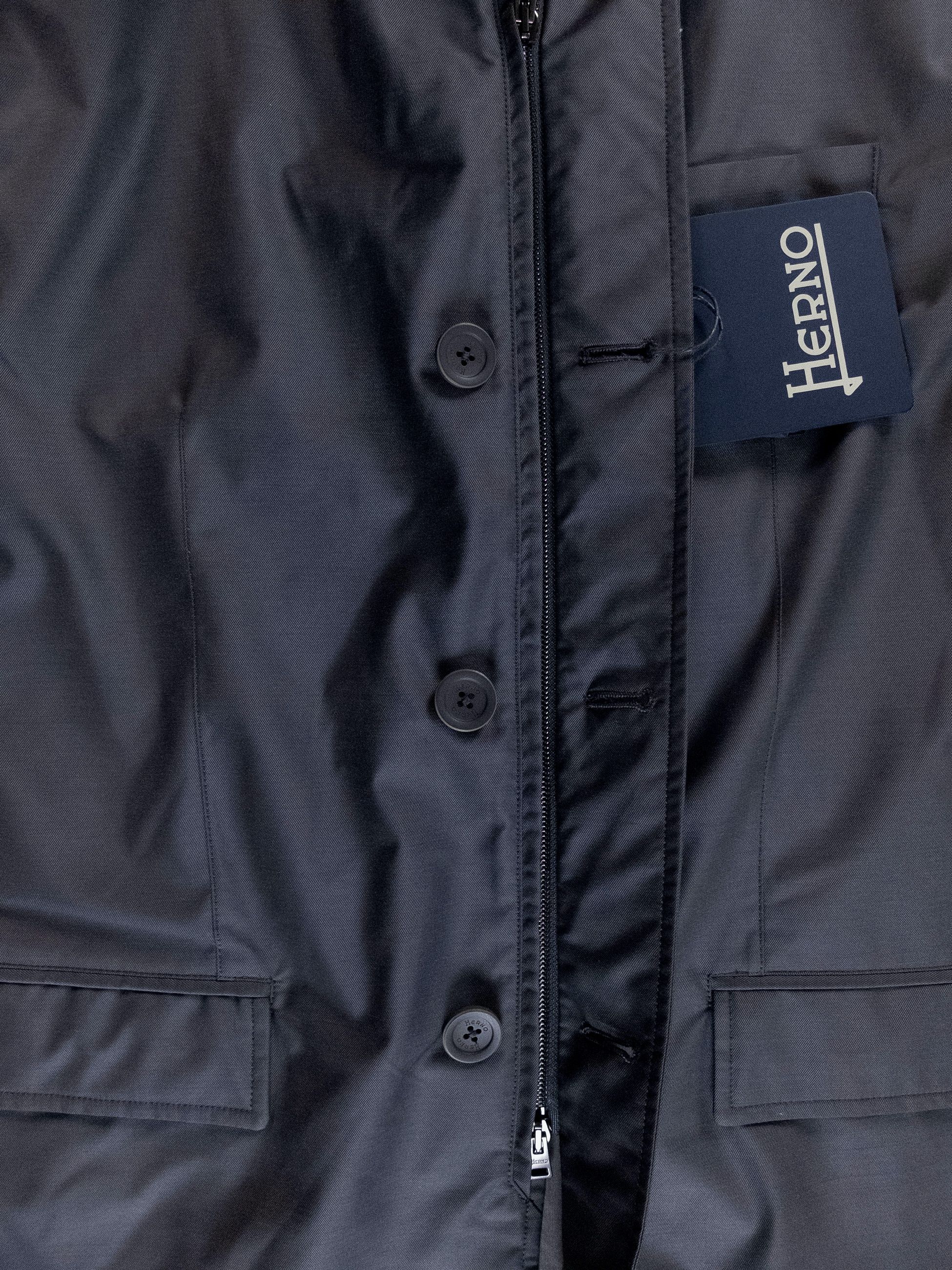 Herno HERNO gray Storm System wool blend jacket Large q Size US L / EU 52-54 / 3 - 5 Thumbnail
