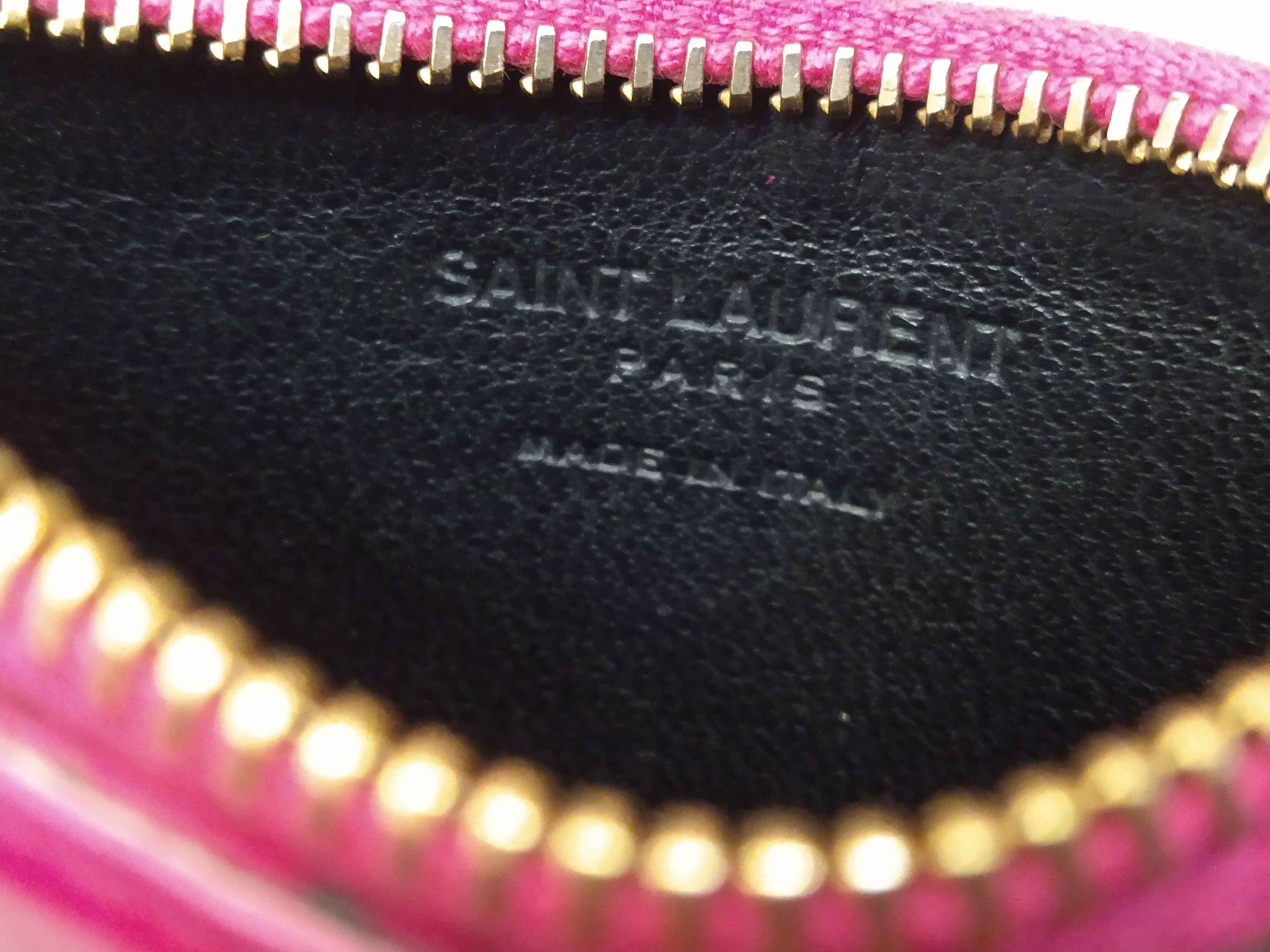 Saint Laurent Paris Saint Laurent Paris Wallet Cardholder Pink Leather SLP YSL Size ONE SIZE - 10 Thumbnail