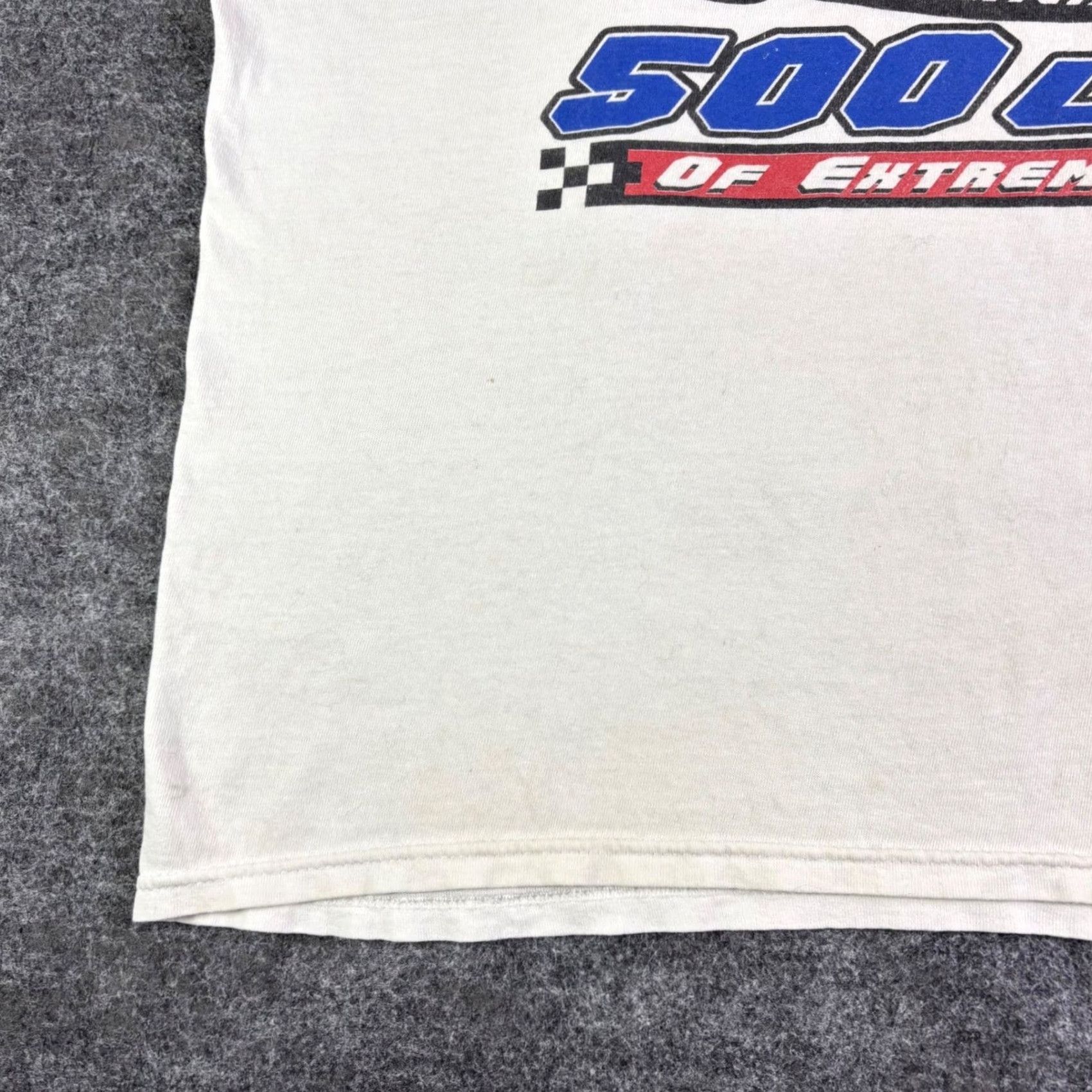 Gildan VINTAGE 2009 Martinsville 500 Laps NASCAR T-Shirt Mens XL White NASCAR Schedule Shirt Size US XL / EU 56 / 4 - 7 Thumbnail