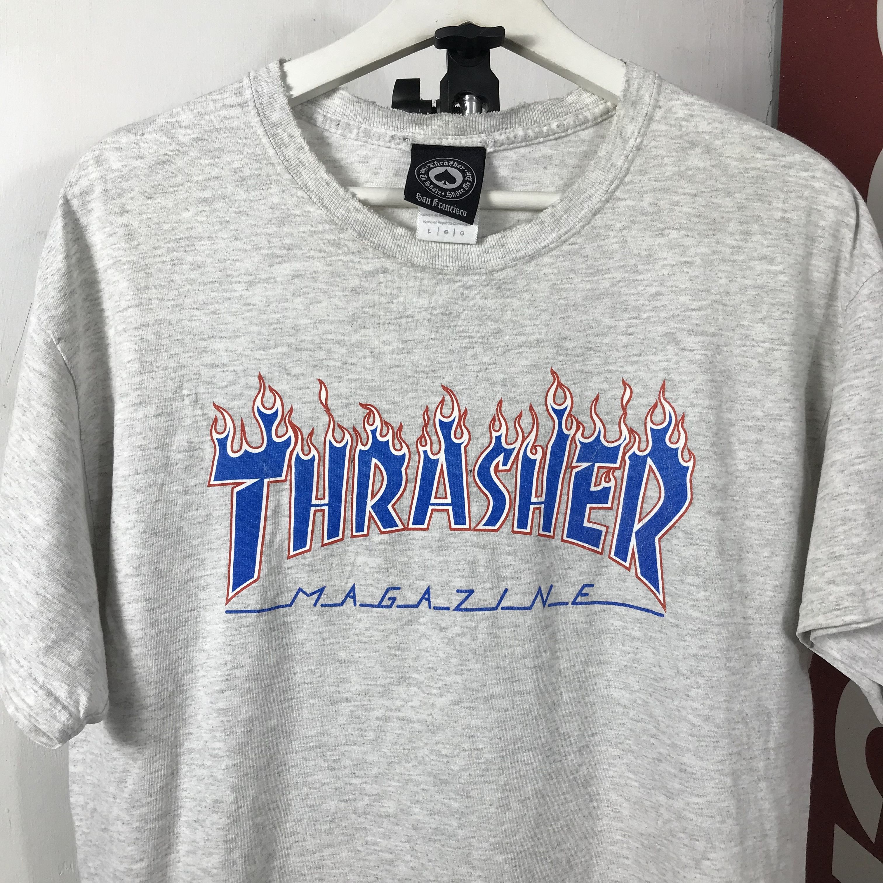 Hook-Ups Vintage Thrasher Skateboard Megazine Sun Faded Tee Size US L / EU 52-54 / 3 - 3 Thumbnail