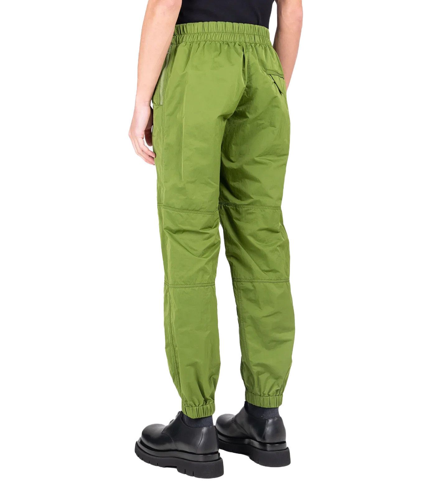 Bottega Veneta o1n1vont1224 Zipped Nylon Pants in Green Size US 38 / EU 54 - 2 Thumbnail